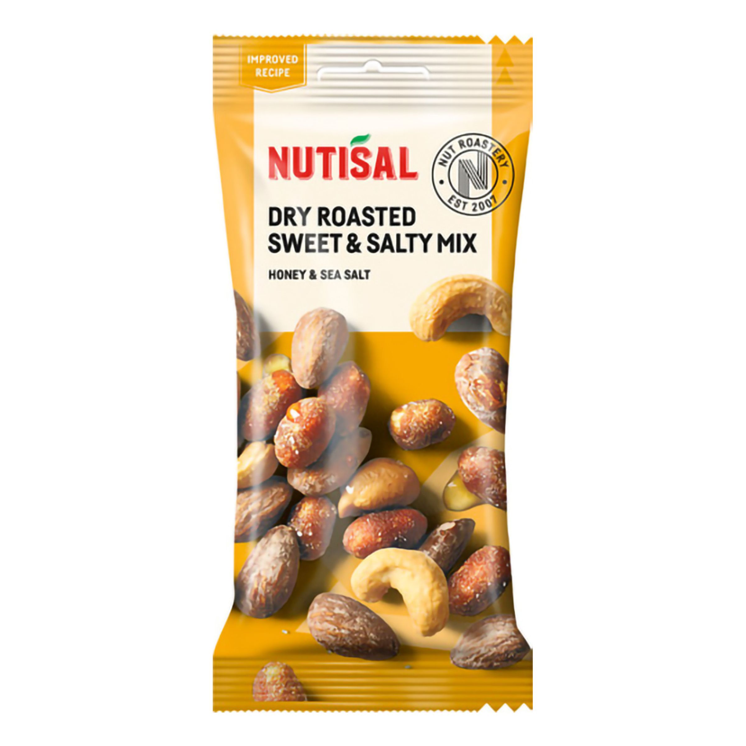 Nutisal Sweet & Salty - 60 g | Hem - Godis & Läsk - Snacks - Nötter | Maskeradspecialisten
