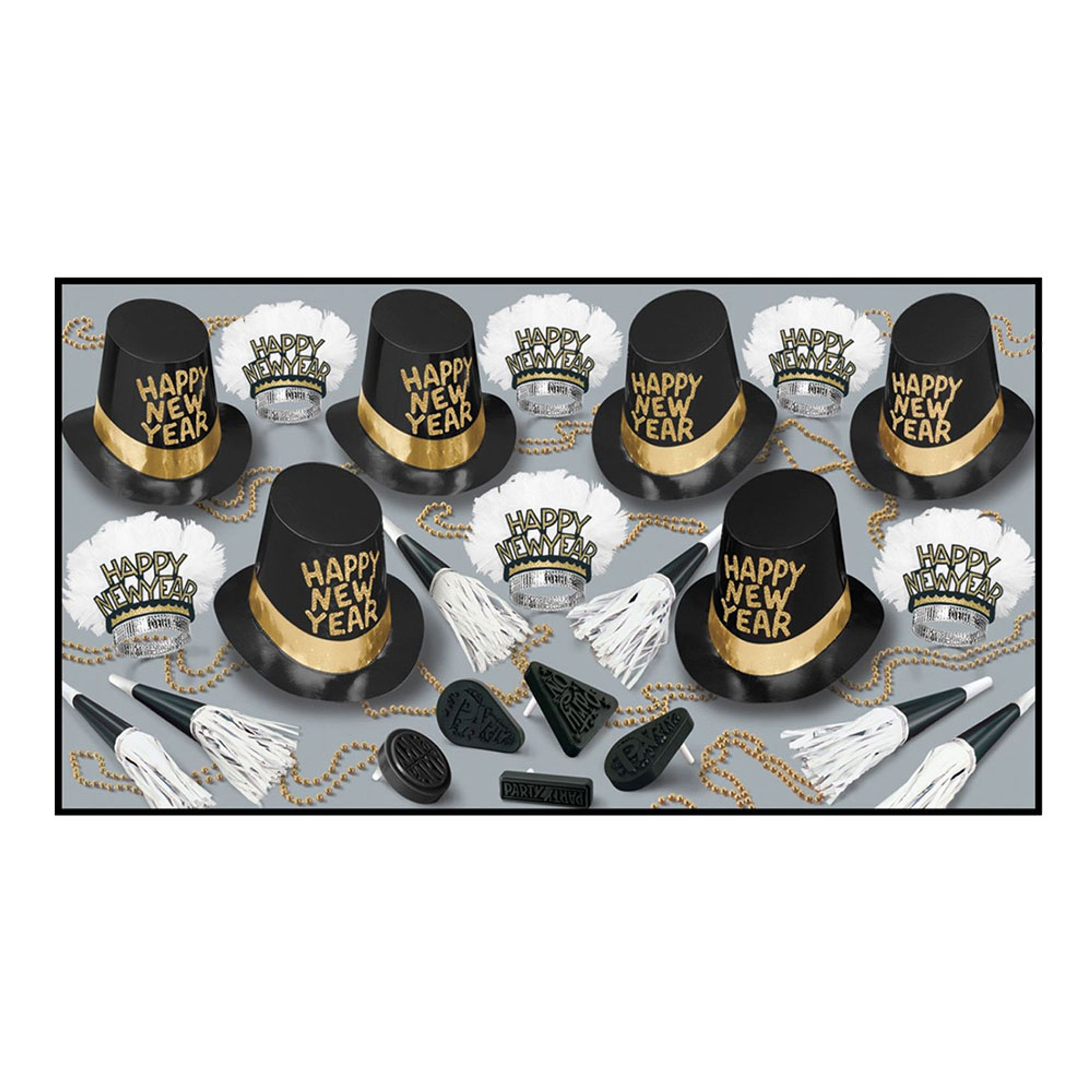 Nytårss��t Happy New Year Guld
