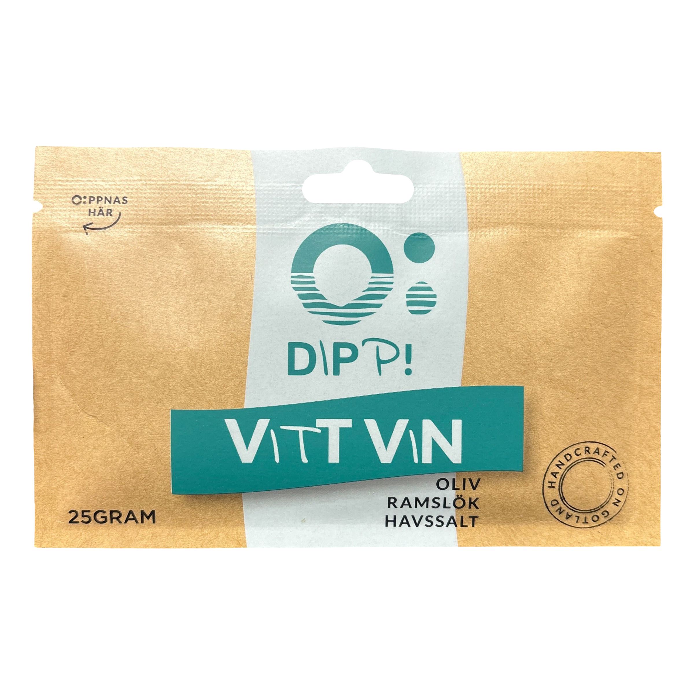 Ö-Chips Dippmix Vitt Vin Oliv Ramslök Havssalt - 25 g | Hem - Godis & Läsk - Snacks - Dipmix | Maskeradspecialisten