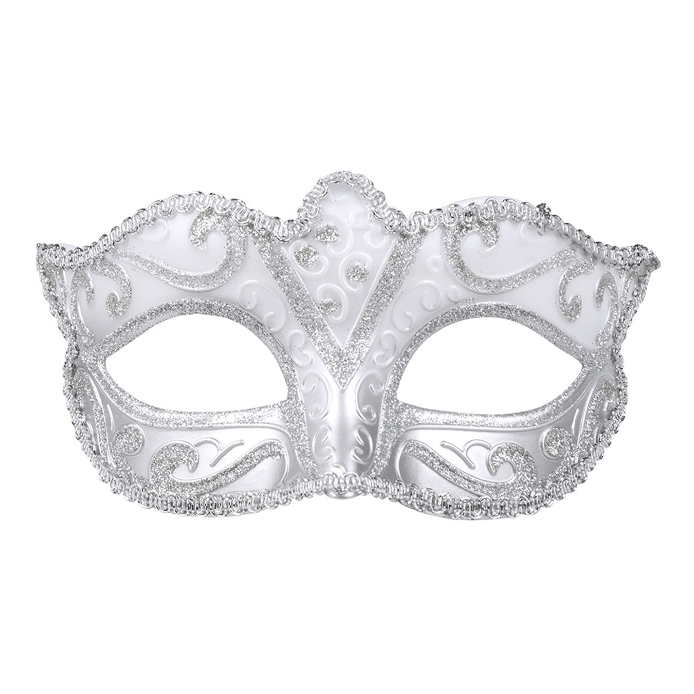 Ögonmask Venice Silver - One size | Hem - Maskerad - Tillbehör - Maskeradaccessoarer | Pryloteket