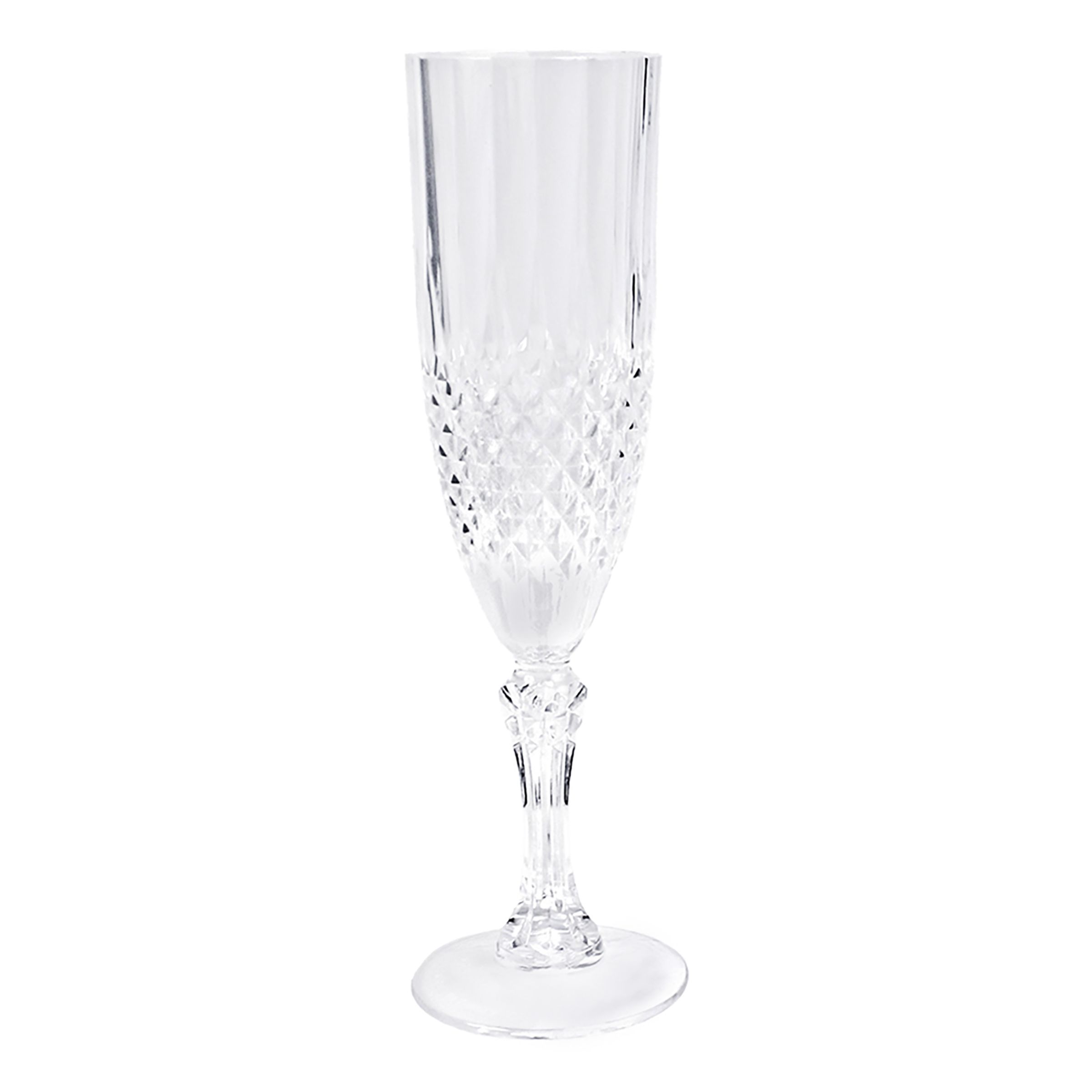 Champagneglas i hård plast