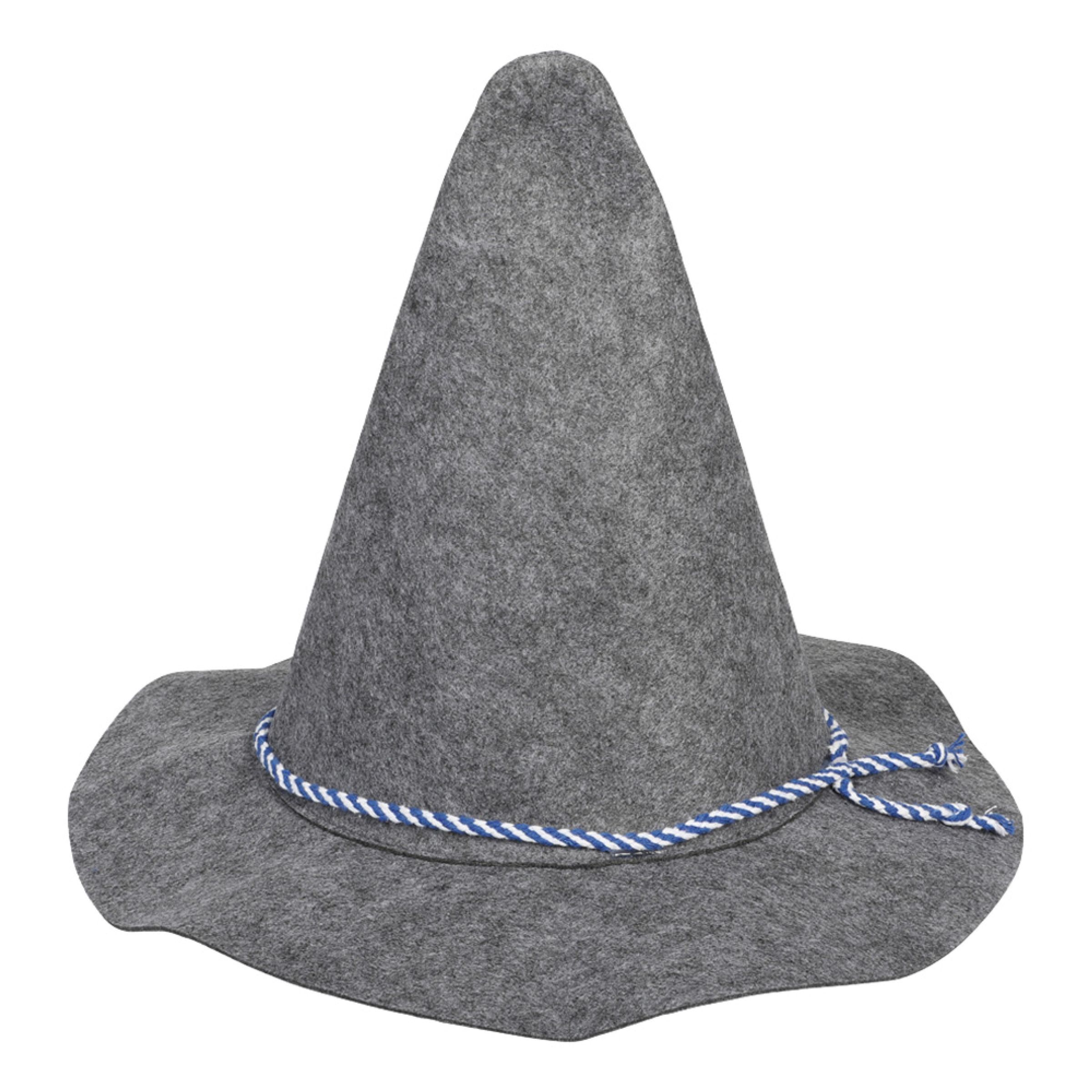 Oktoberfest Bondhatt Grå - One size | Hem - Maskerad - Hattar - Vuxenhattar | Pryloteket