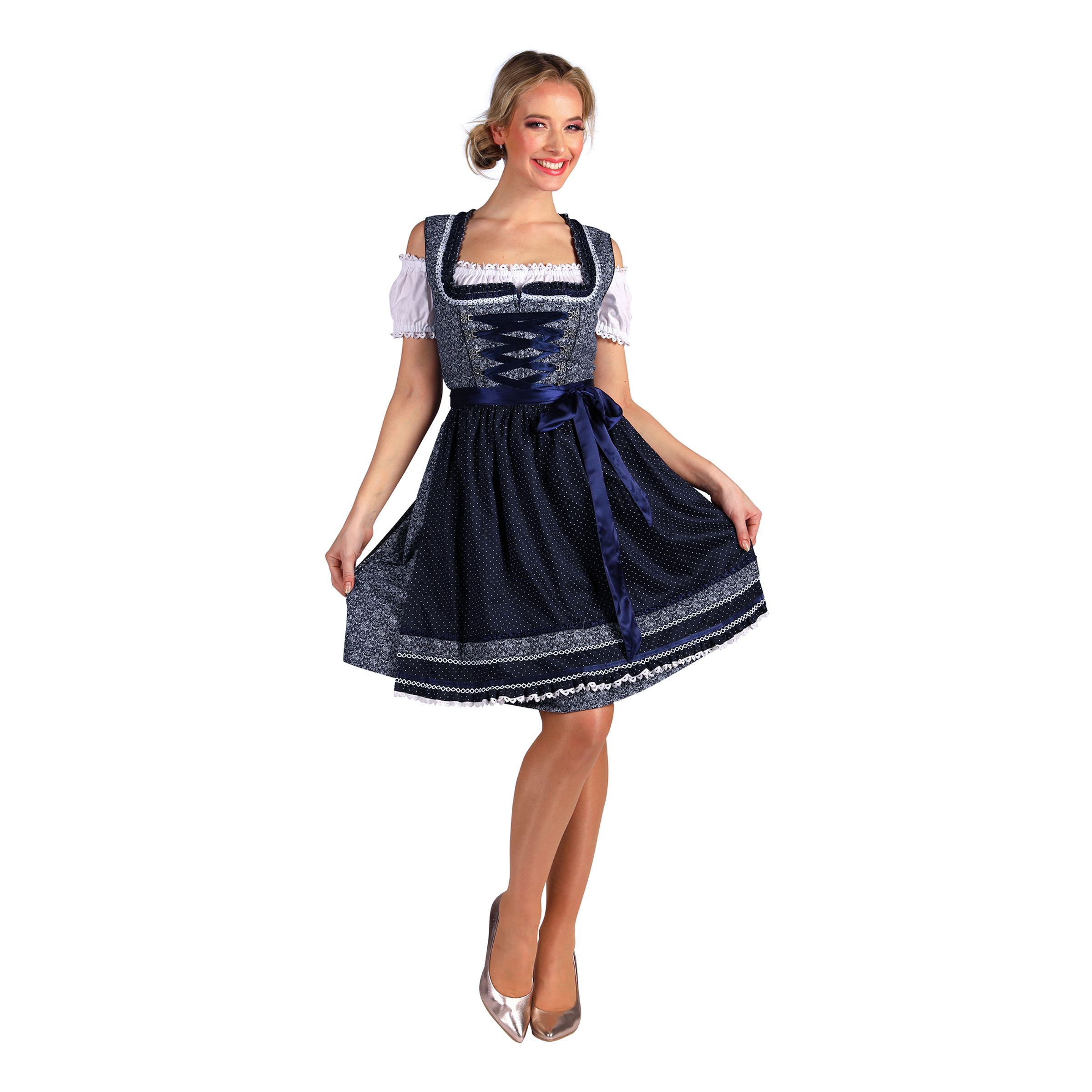 Oktoberfest Dirndl Katja Deluxe Maskeraddräkt - 44 | Hem - Maskerad - Maskeraddräkter - Damdräkter | Maskeradspecialisten