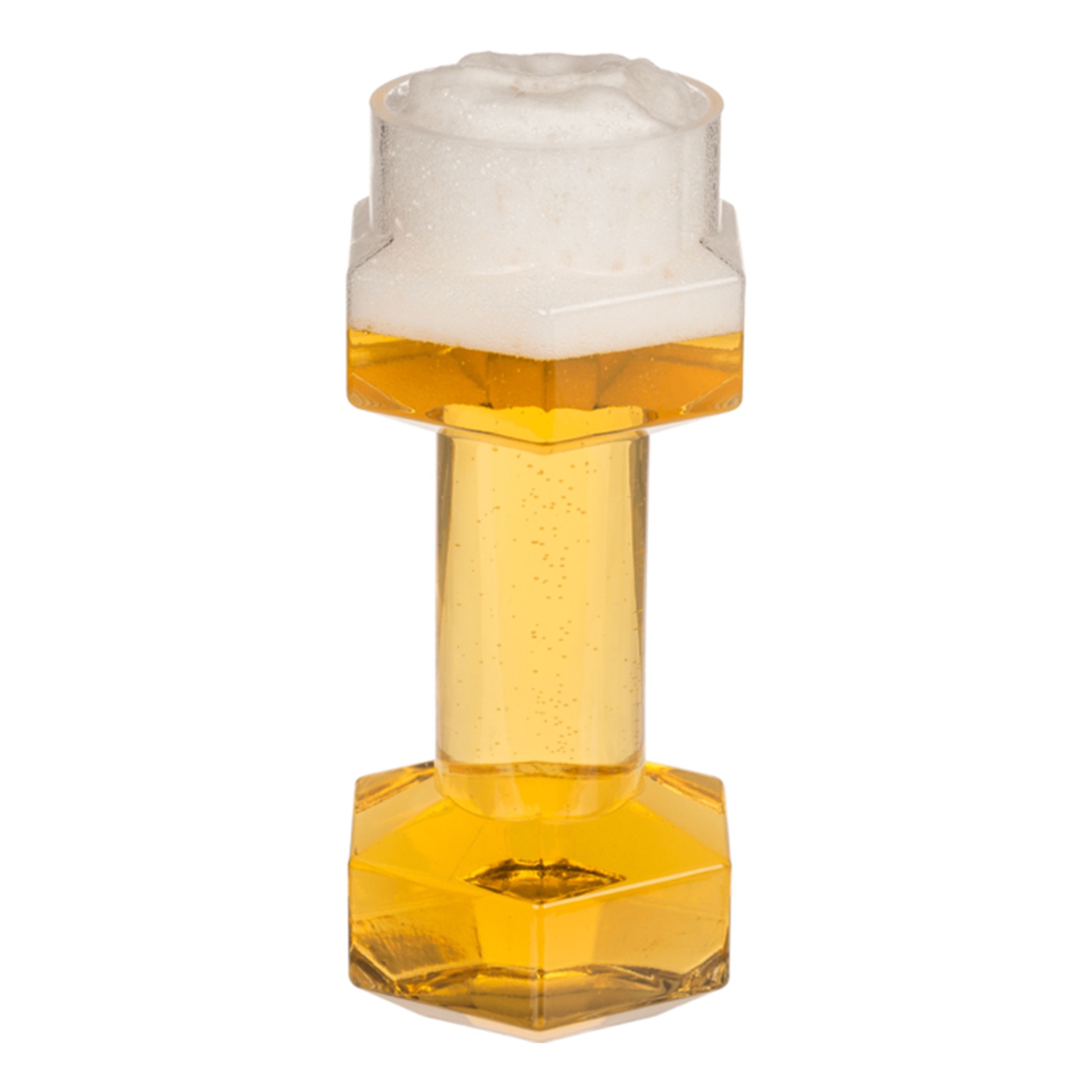 Ölglas Hantel | Hem - Bartillbehör - Glas - Ölglas | Maskeradspecialisten