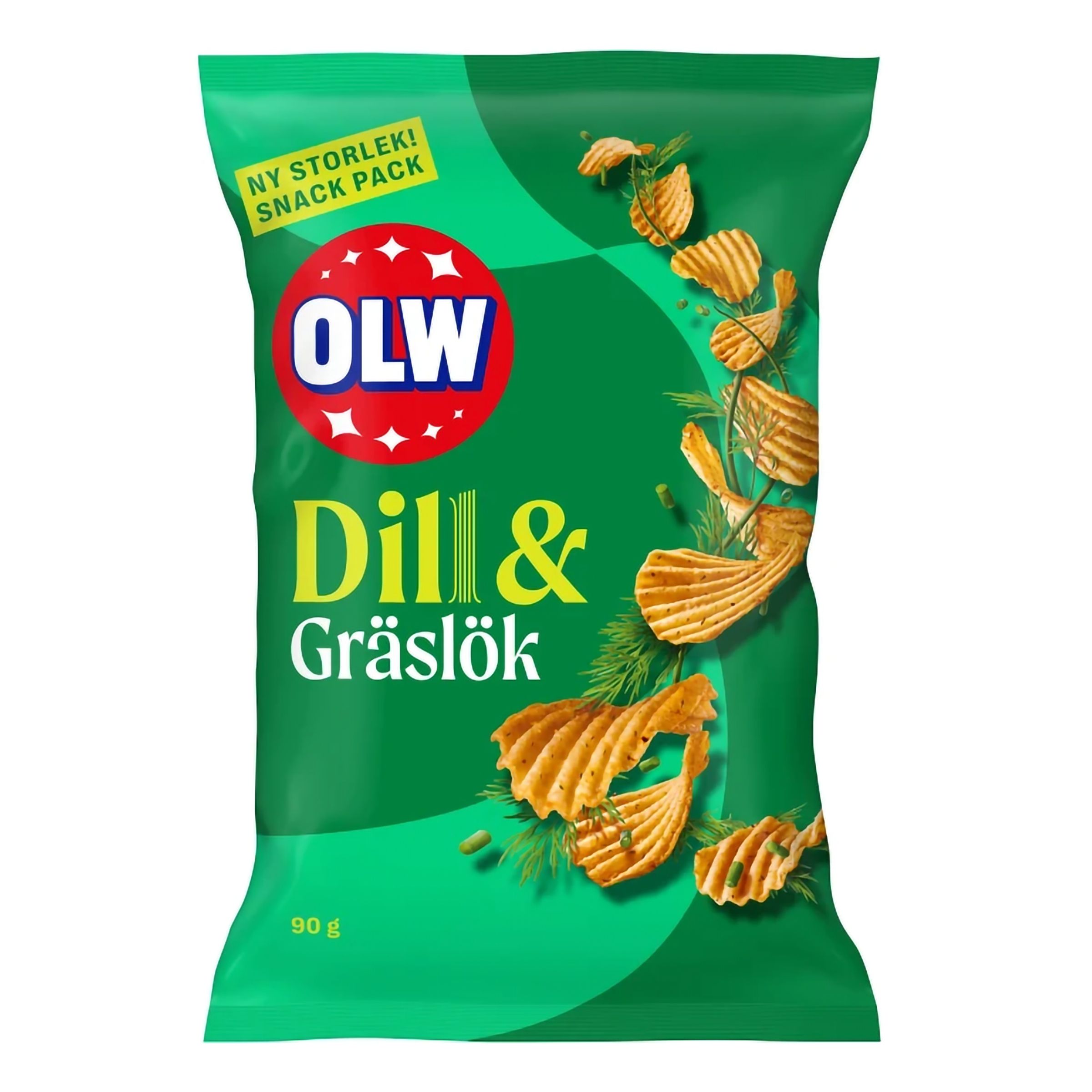 OLW Dild & Purløg Chips - 175 g