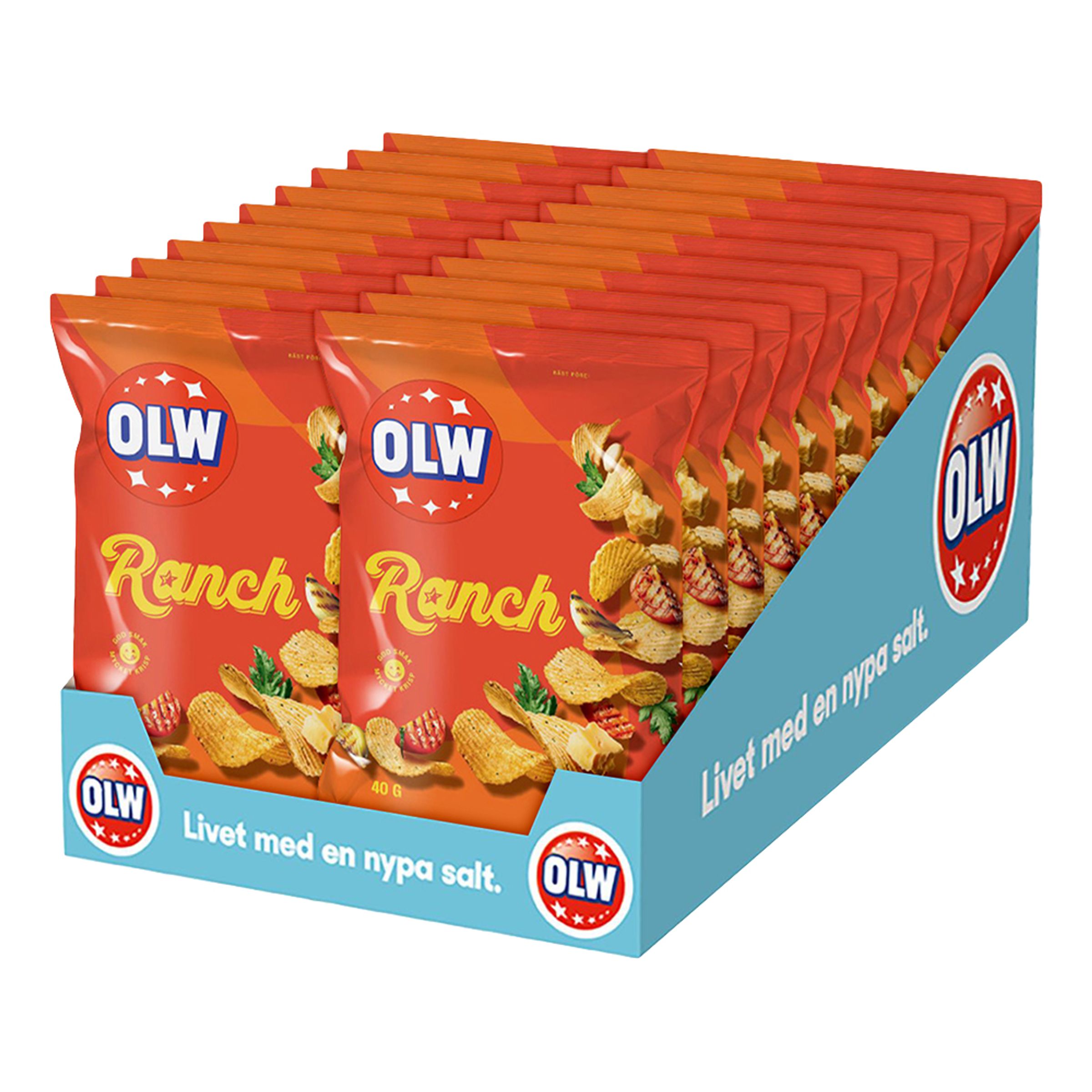 OLW Ranch Mini Økonomipakke - 20 x 40 g