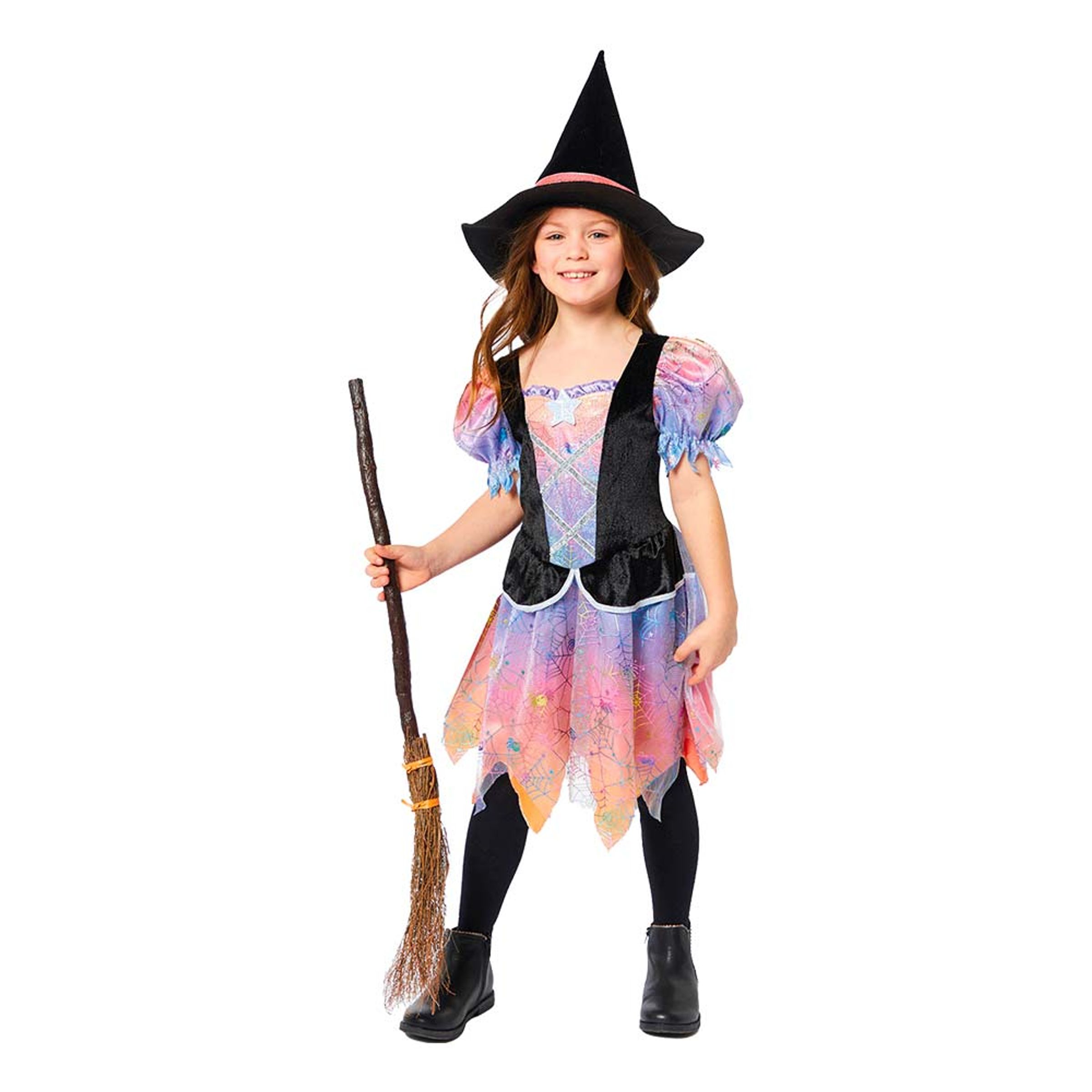 Ombre Heks Børnekostume - Small (4-6 år)