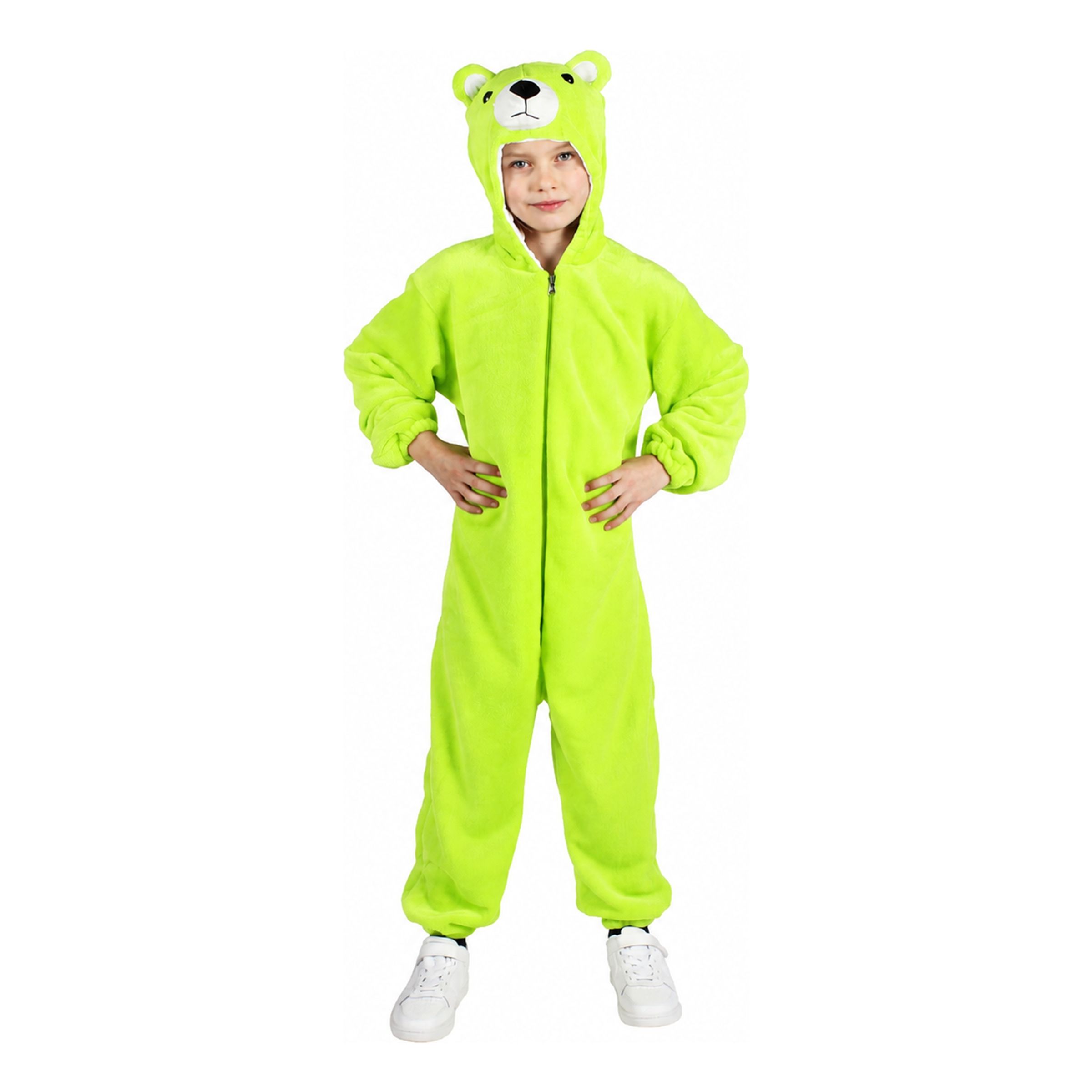 Onesie Grön Björn Barn Maskeraddräkt - XX-Large