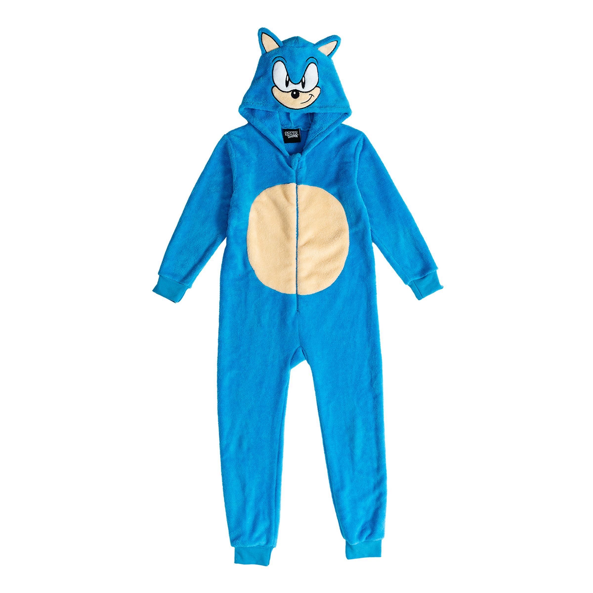 Onesie Sonic the Hedgehog Børnekostume - X-Small