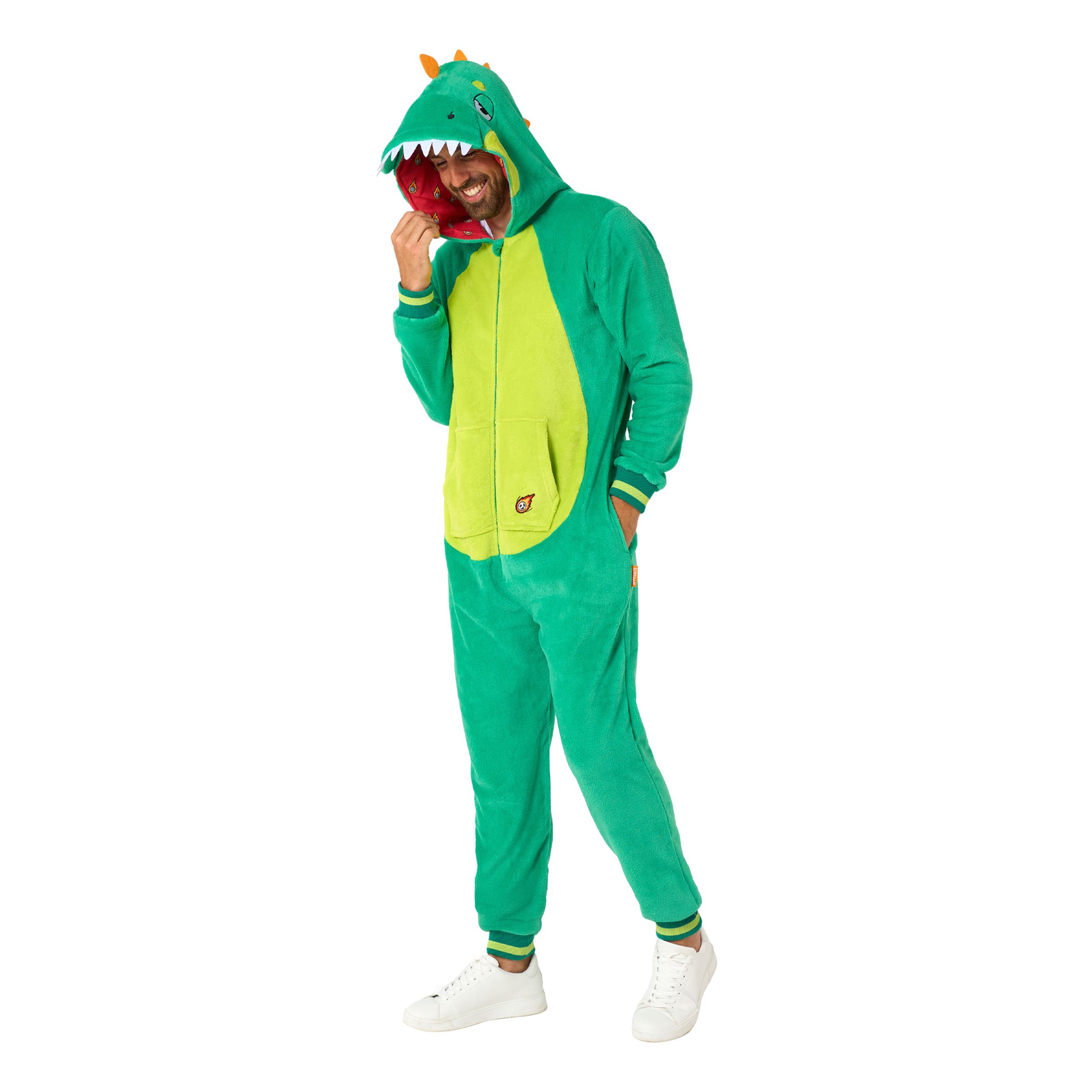 OppoSuits Dinosaurie Onesie - Medium