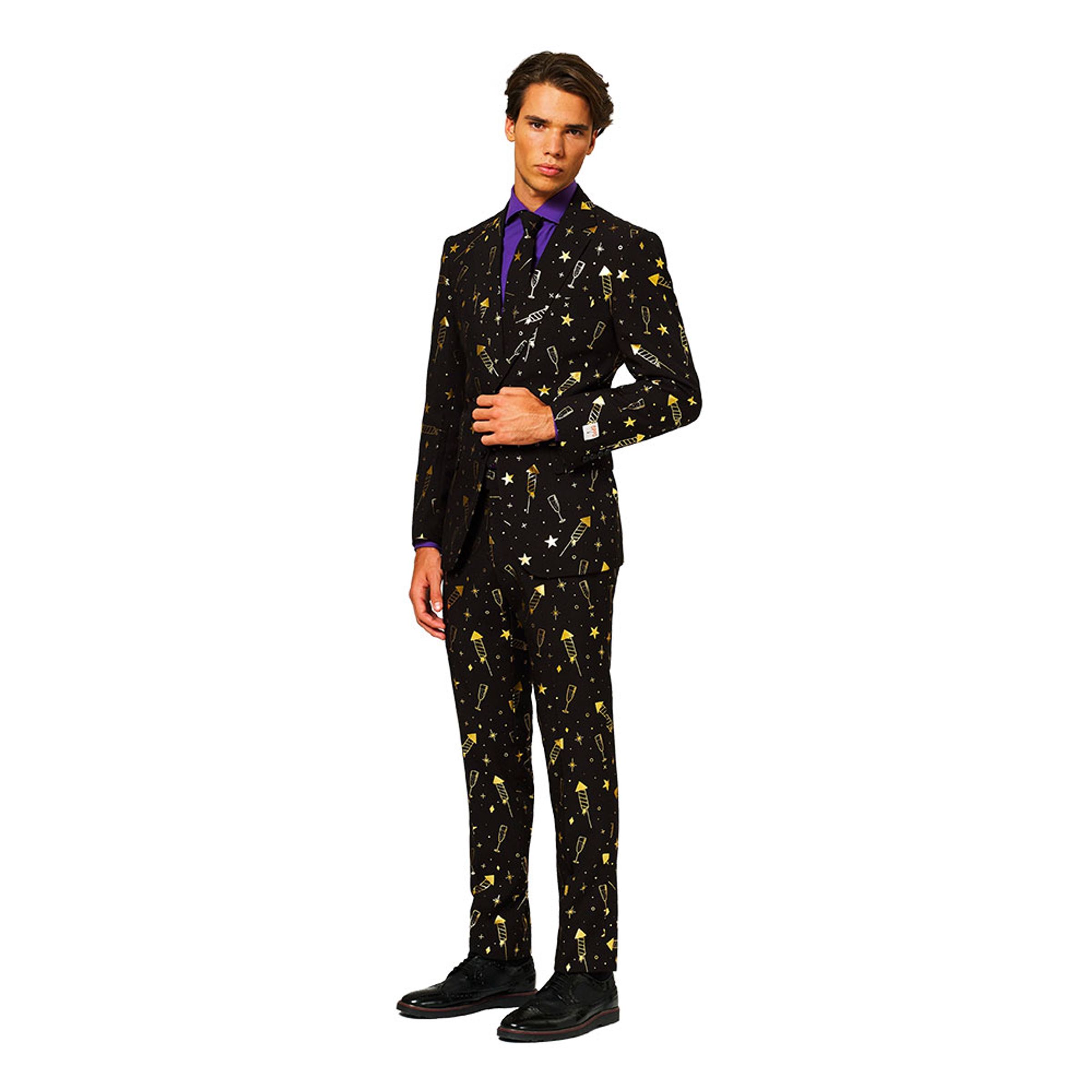 OppoSuits Fancy Fireworks Kostym - 62 | Hem - Maskerad - Maskeraddräkter - Herrdräkter | Maskeradspecialisten