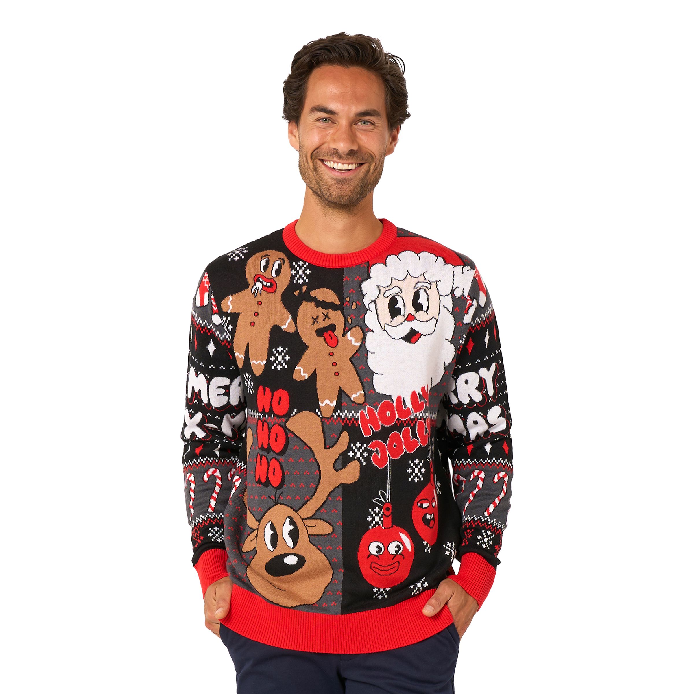 OppoSuits Merry Jinglejoy Juletrøje - XXX-Large