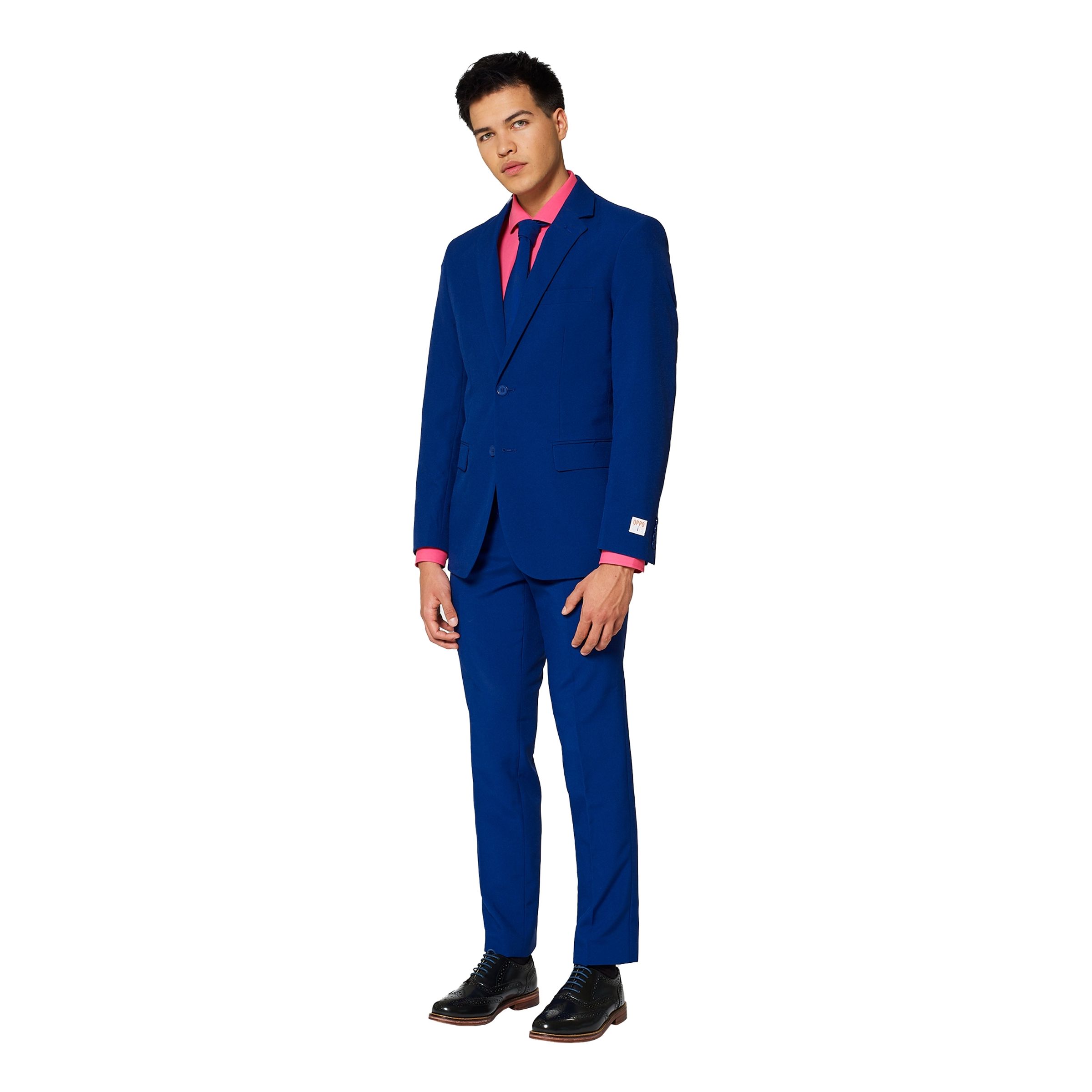 OppoSuits Navy Royale Kostym - 48 | Hem - Maskerad - Maskeraddräkter - Herrdräkter | Maskeradspecialisten