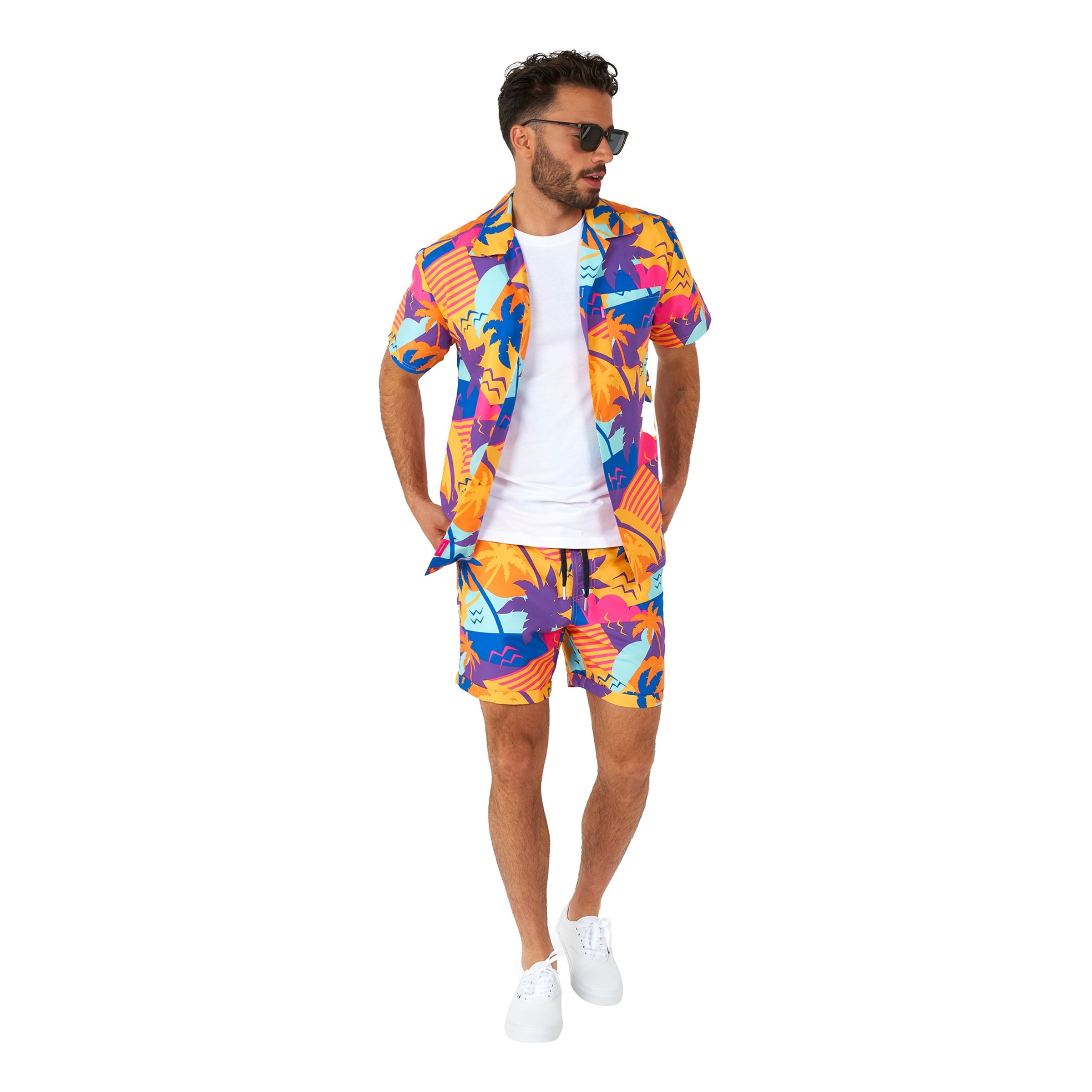 OppoSuits Palm Power Shorts Kostym - Large | Hem - Maskerad - Maskeraddräkter - Herrdräkter | Maskeradspecialisten