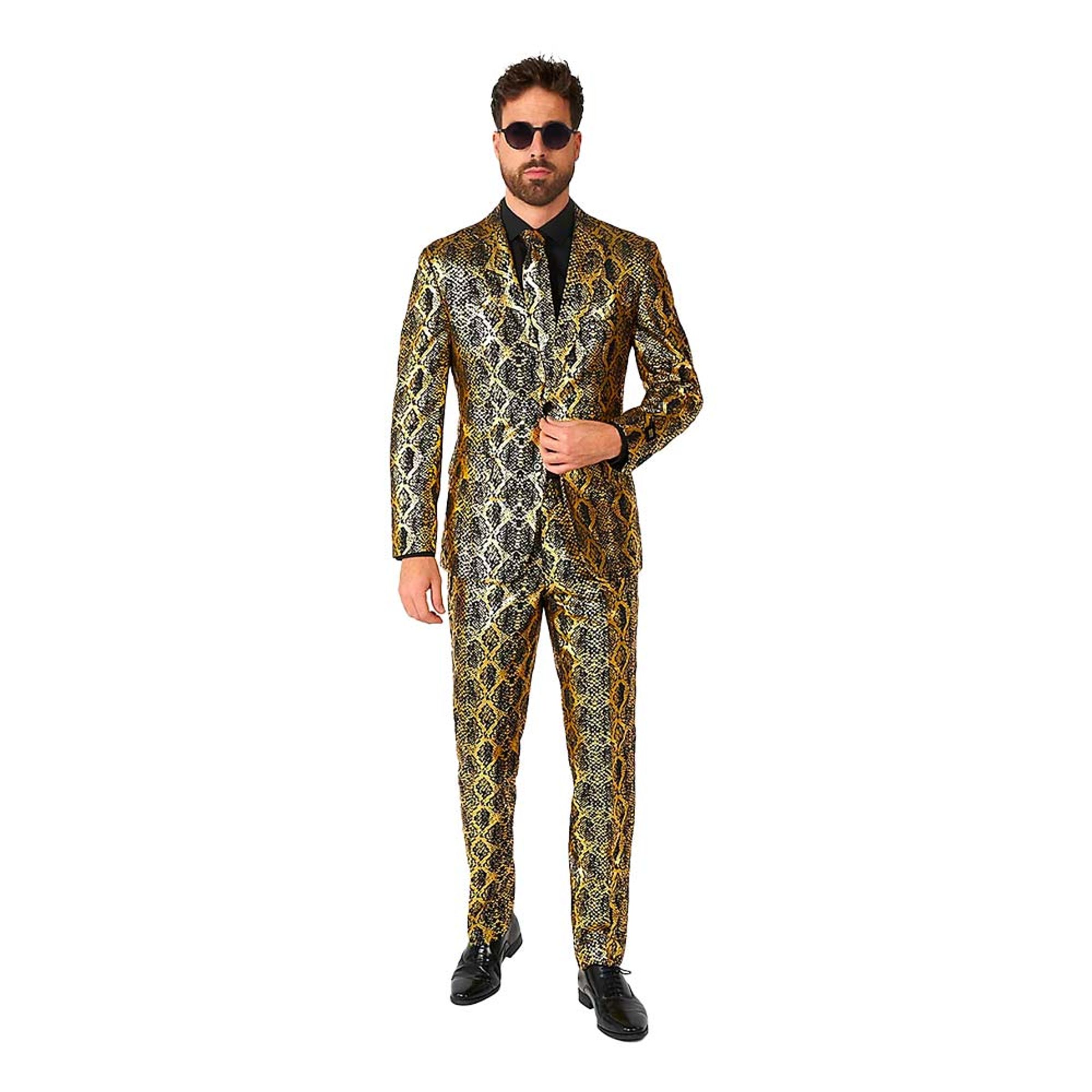OppoSuits Shiny Snake Kostym - 60 | Hem - Maskerad - Maskeraddräkter - Herrdräkter | Pryloteket
