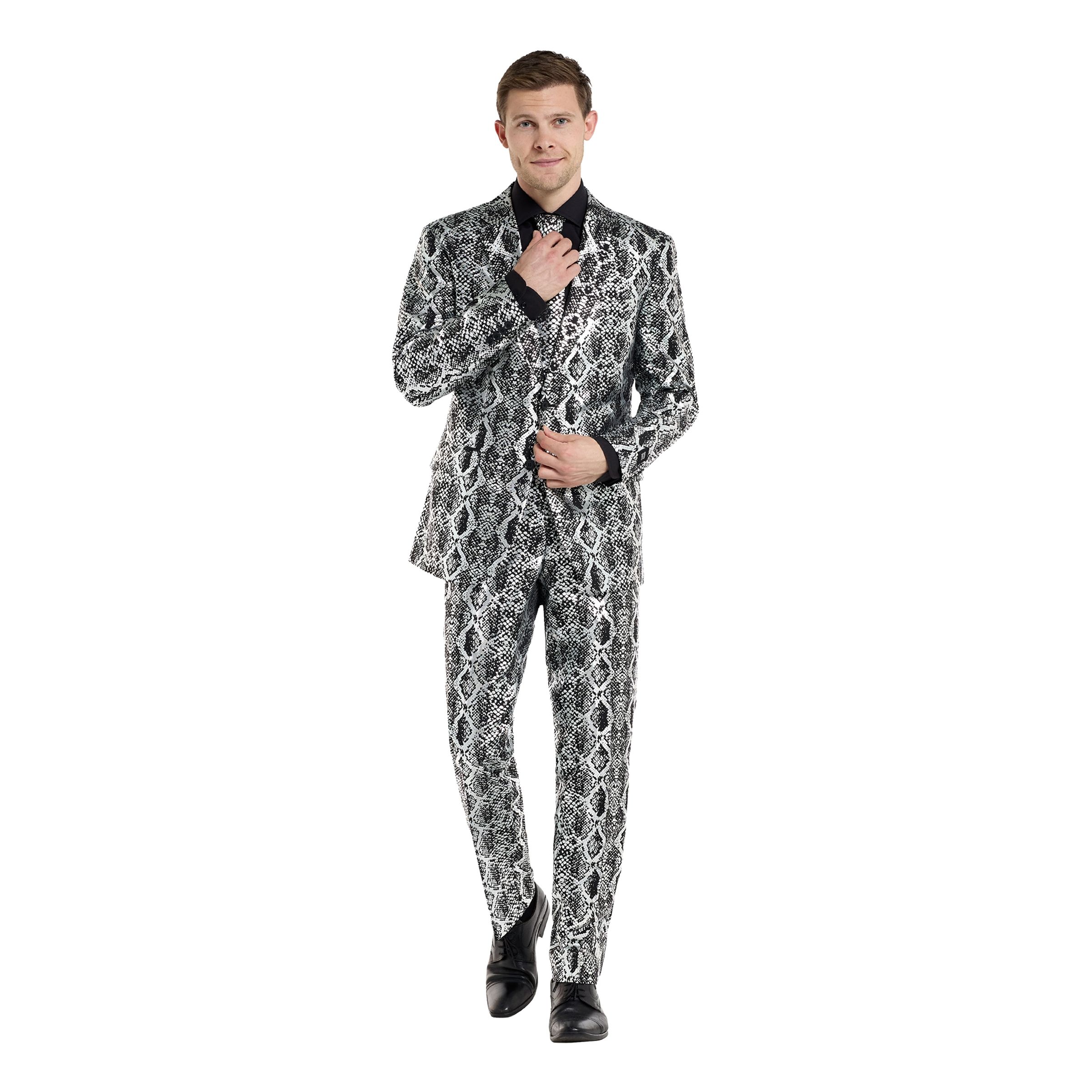 OppoSuits Silver Snake Kostym - 50
