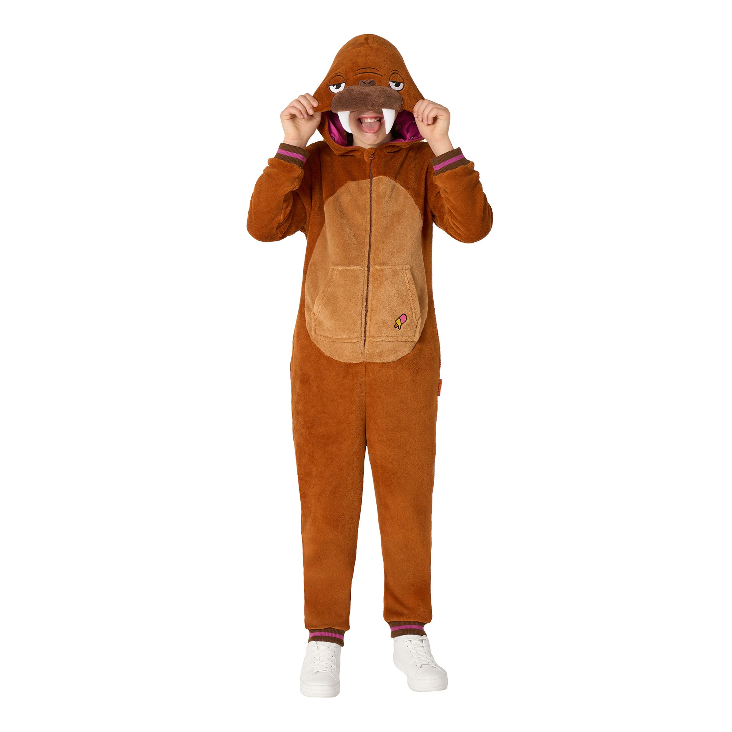 OppoSuits Valross Barn Onesie - Medium | Hem - Maskerad - Maskeraddräkter - Barndräkter | Maskeradspecialisten
