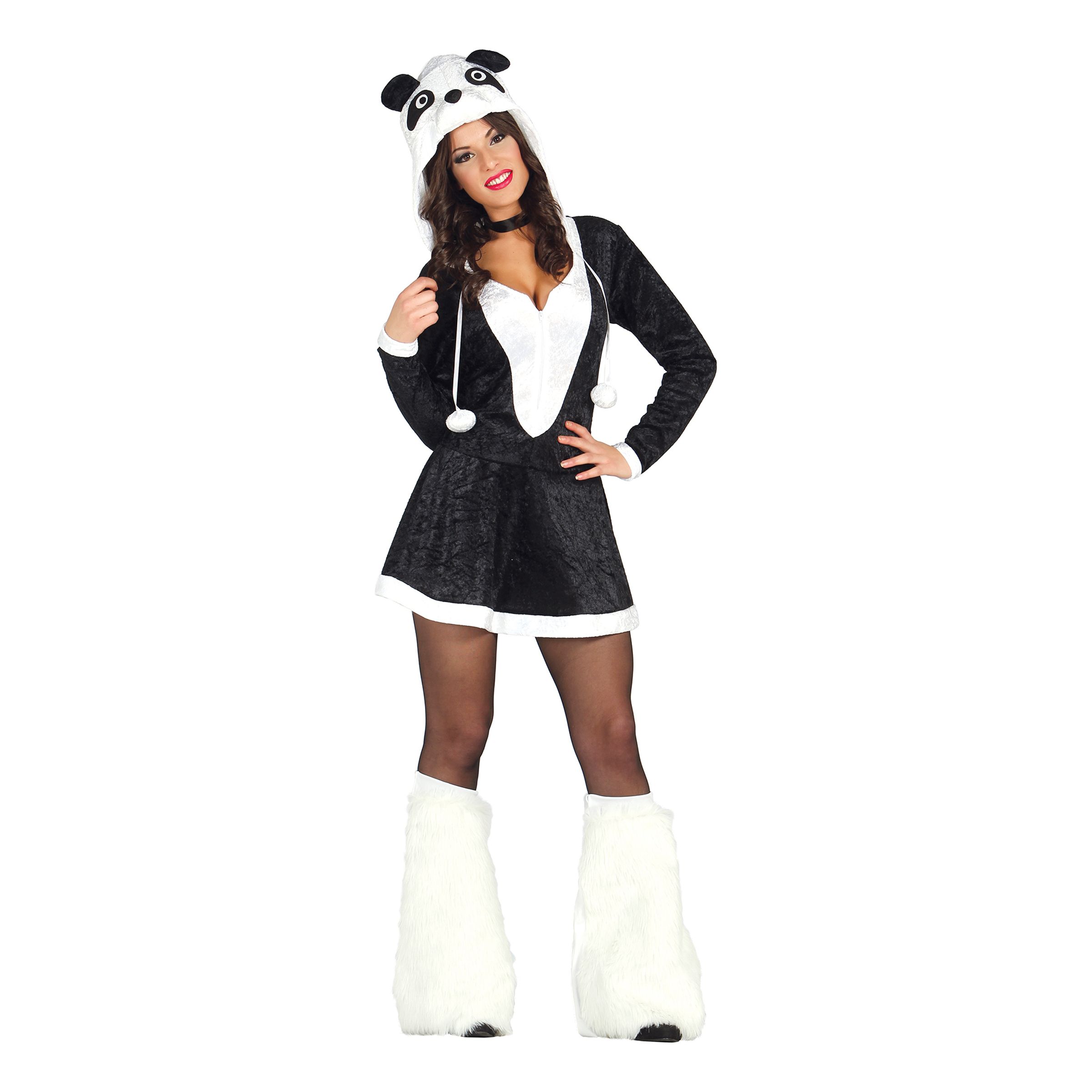 Panda Klänning Maskeraddräkt - Small