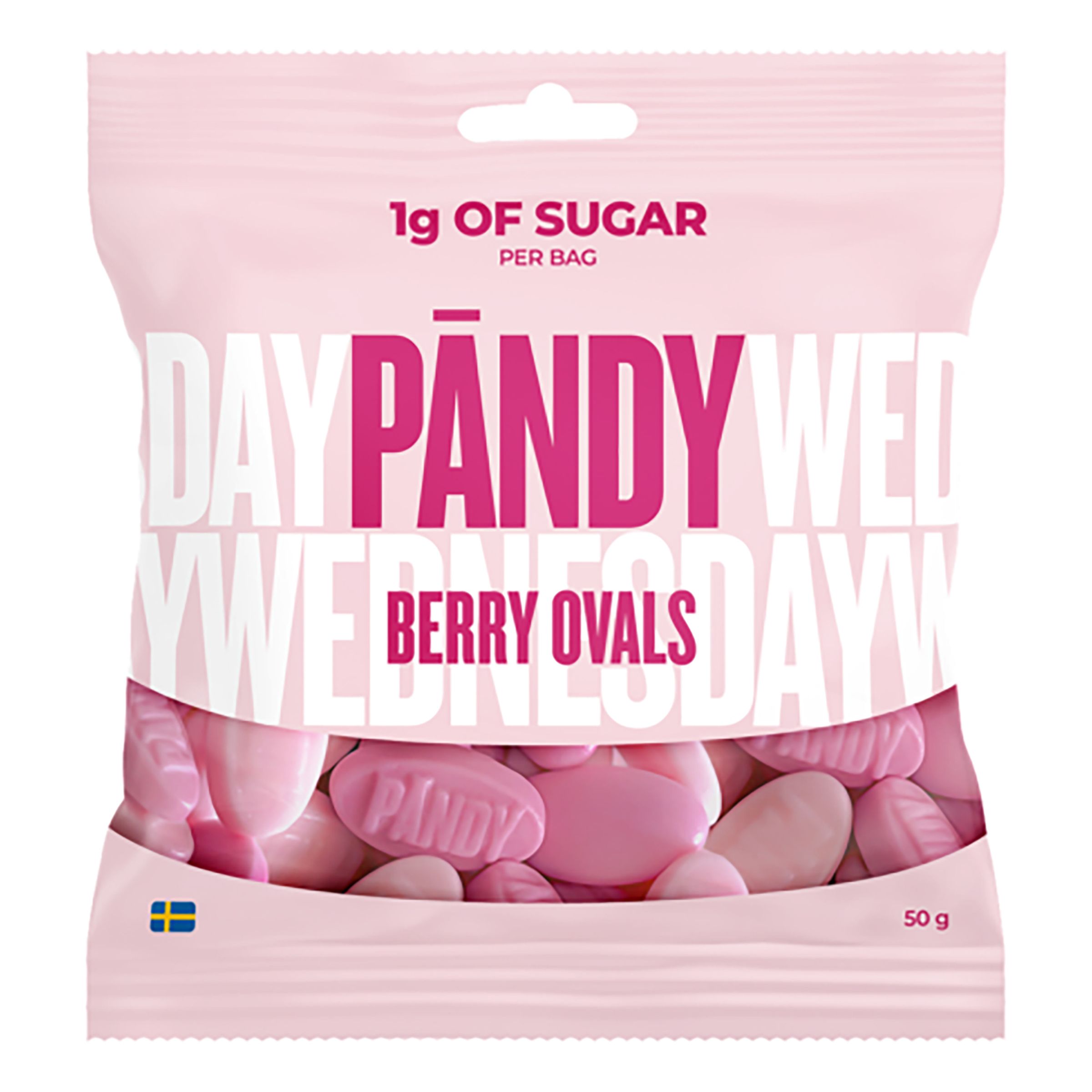 Pändy Berry Ovals - 50 g billede