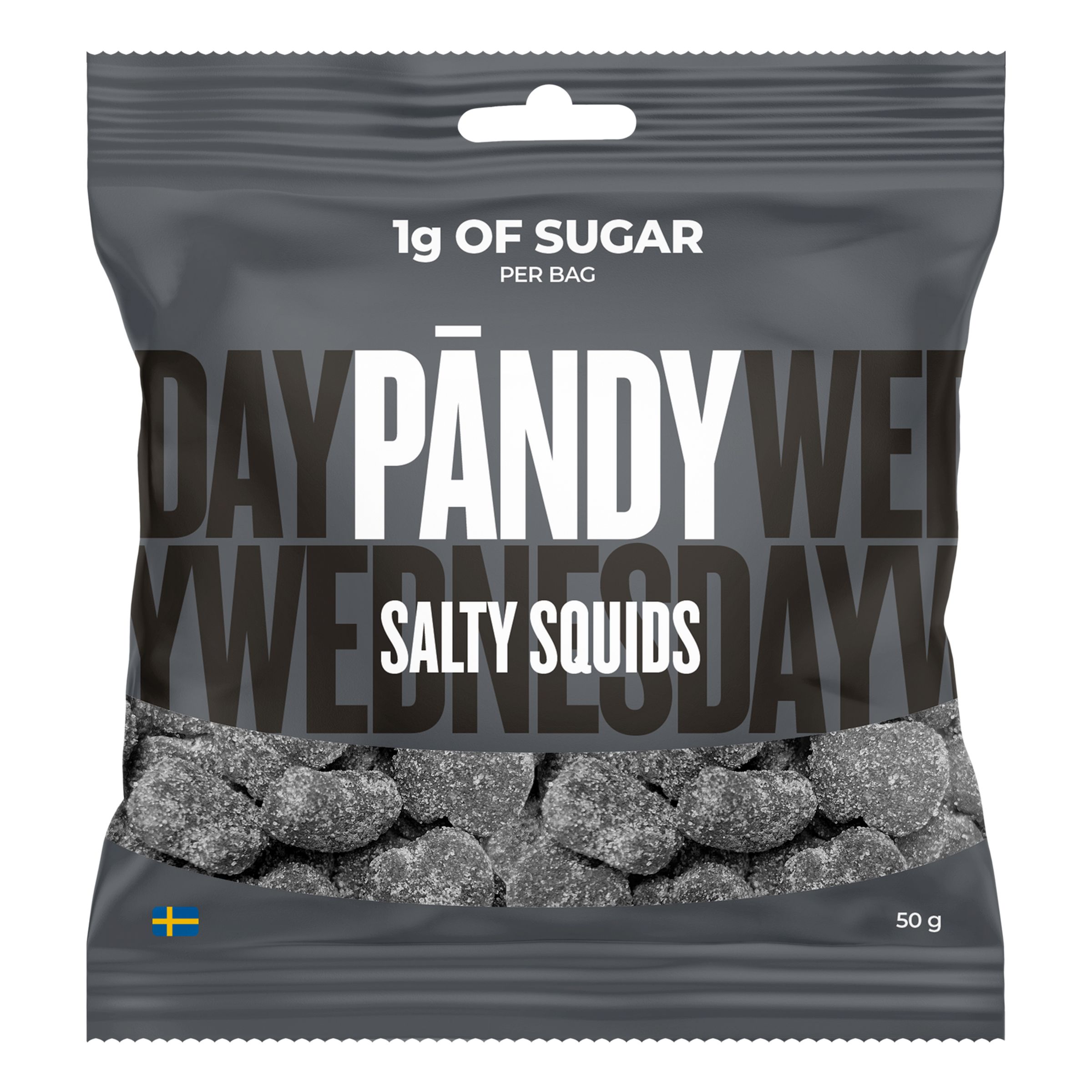 Pändy Candy Salty Squids - 50 g billede