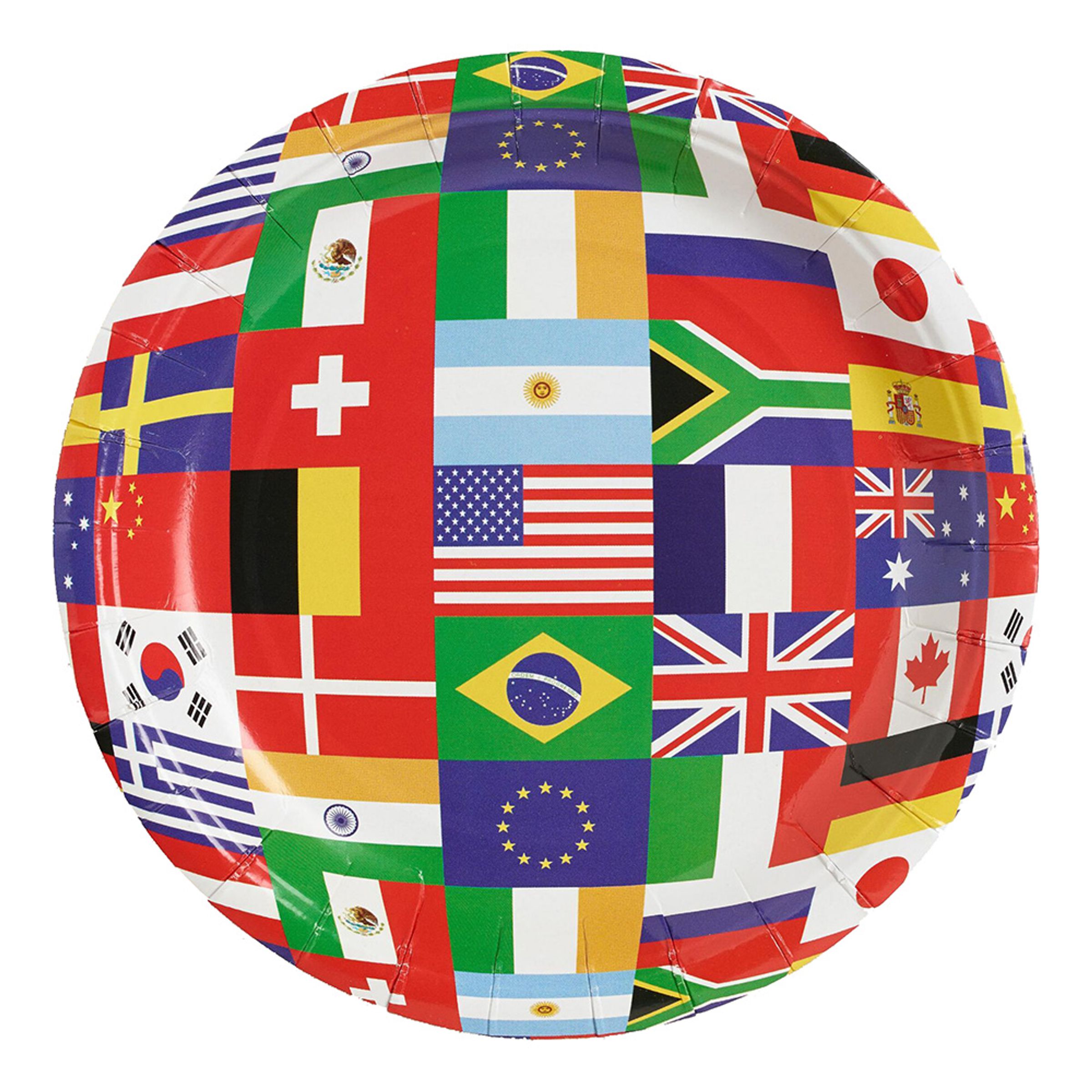 Papasietter Internationale Flag - 8-stk