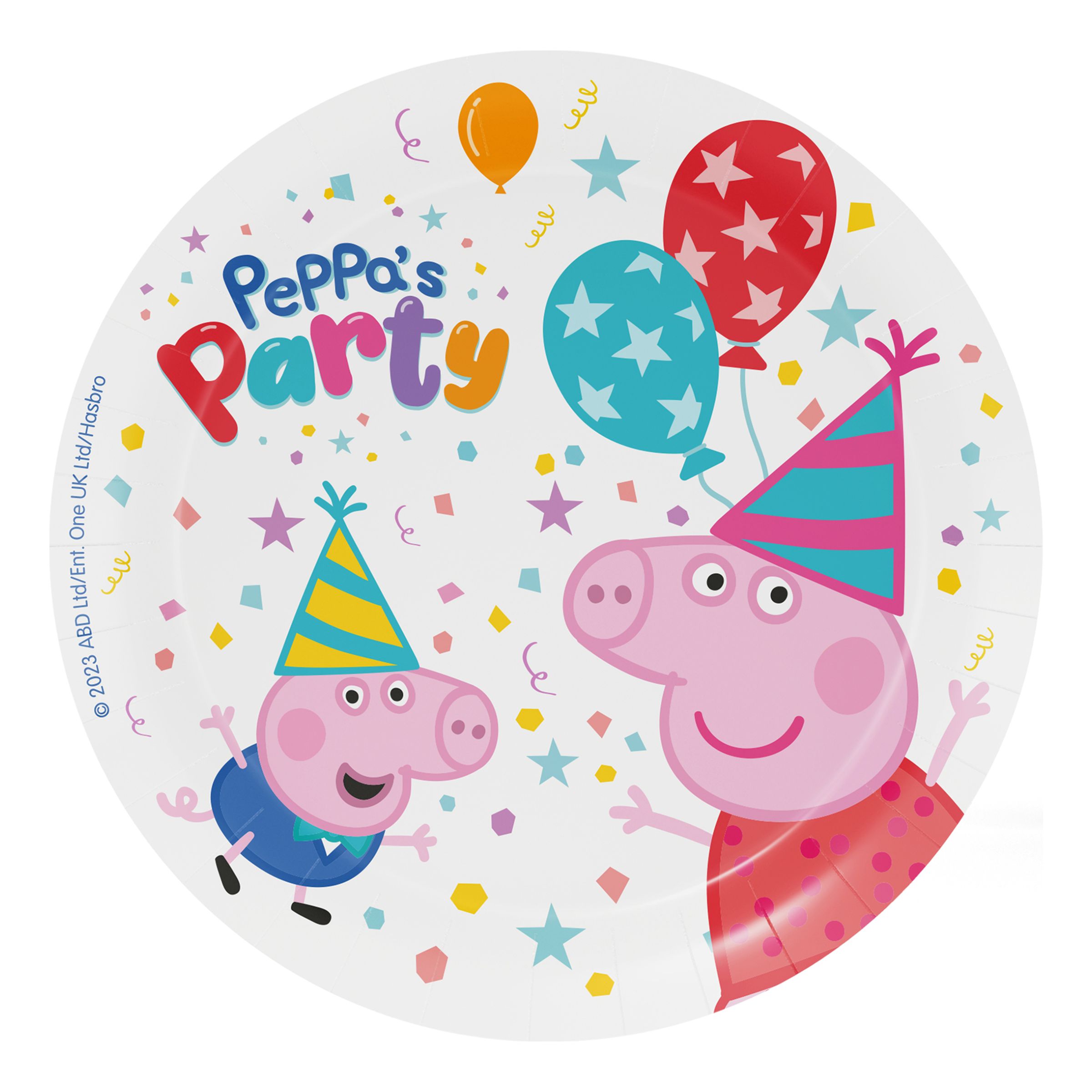 Papirasietter Gurli Gris&trade; Peppa’s Party - 8-pak