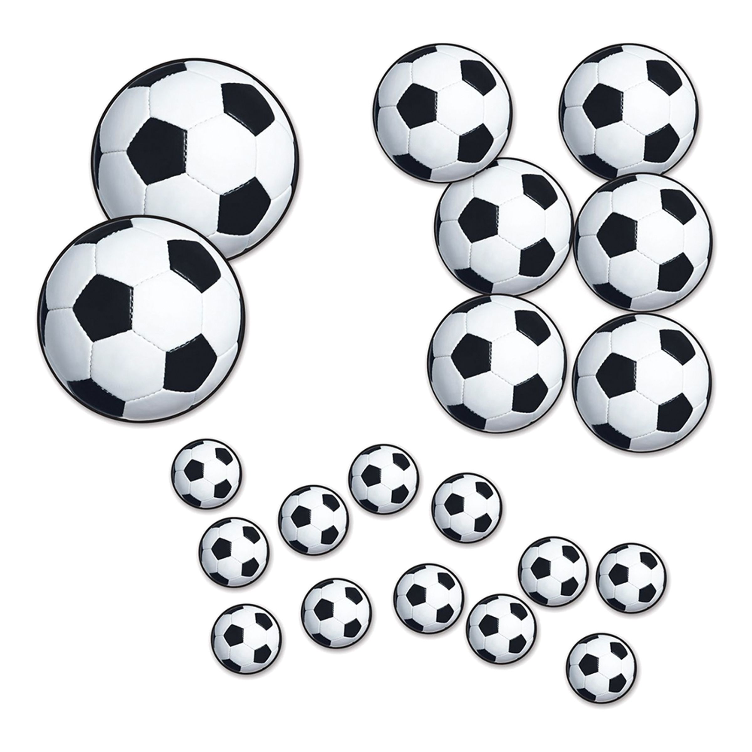 Papdekorationer Fodbolde