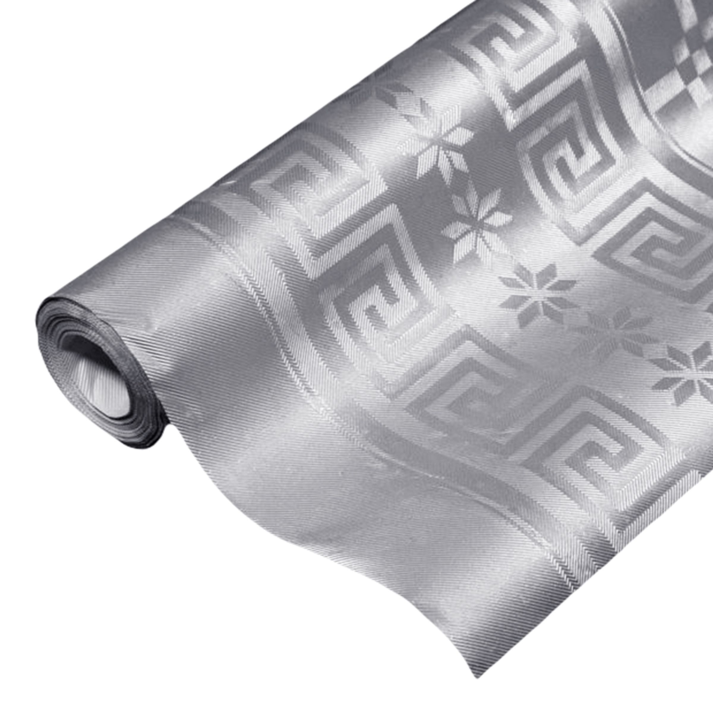 Pappersdug Damask Silver