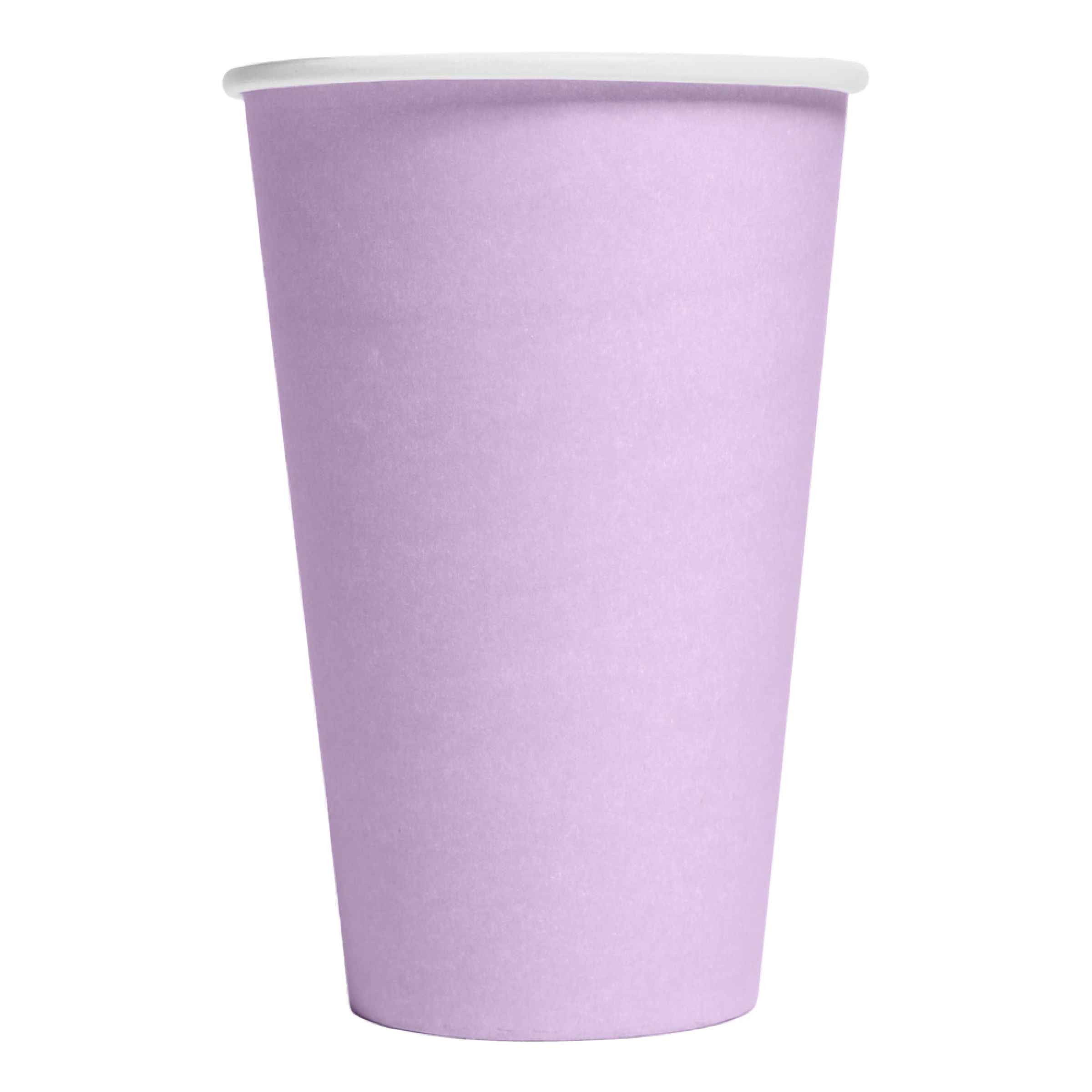 Pappersmuggar Lavendel Stora - 10-pack | Hem - Teman - Färger - Lila | Maskeradspecialisten
