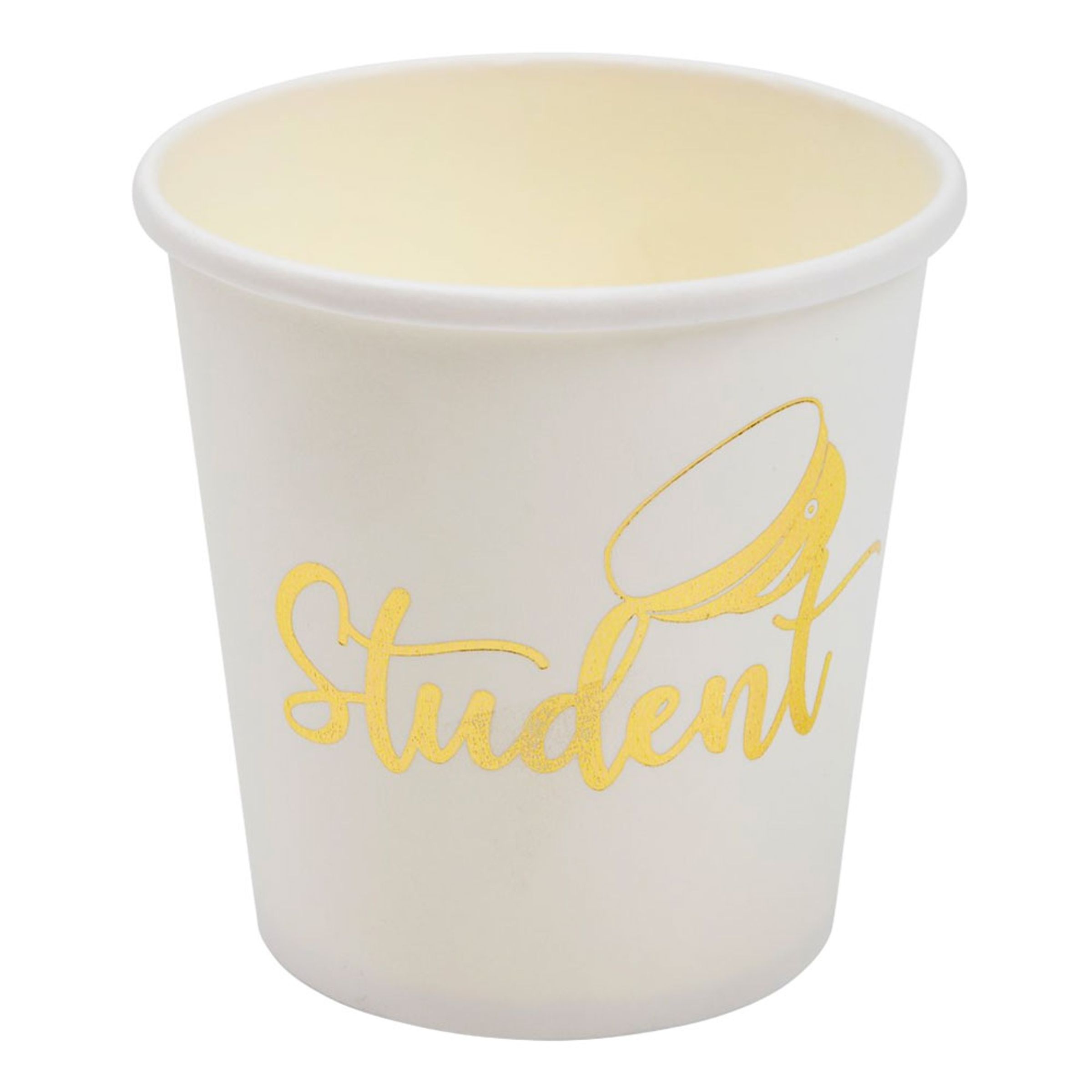 Papkrus Student 8 Stk. - Guldmetallic