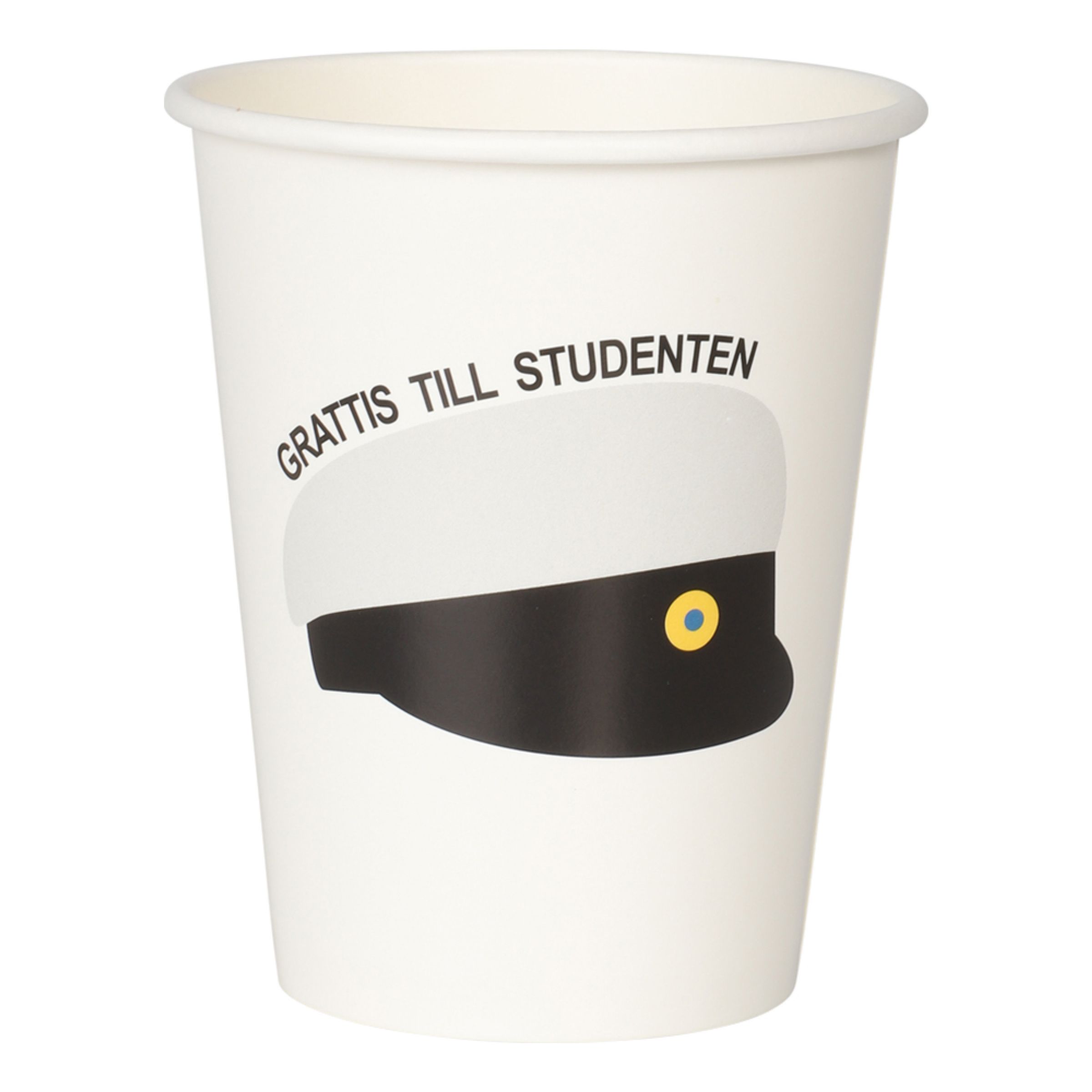 Pappersmuggar Studentmössa - 8-pack | Hem - Teman - Högtider - Student | Pryloteket