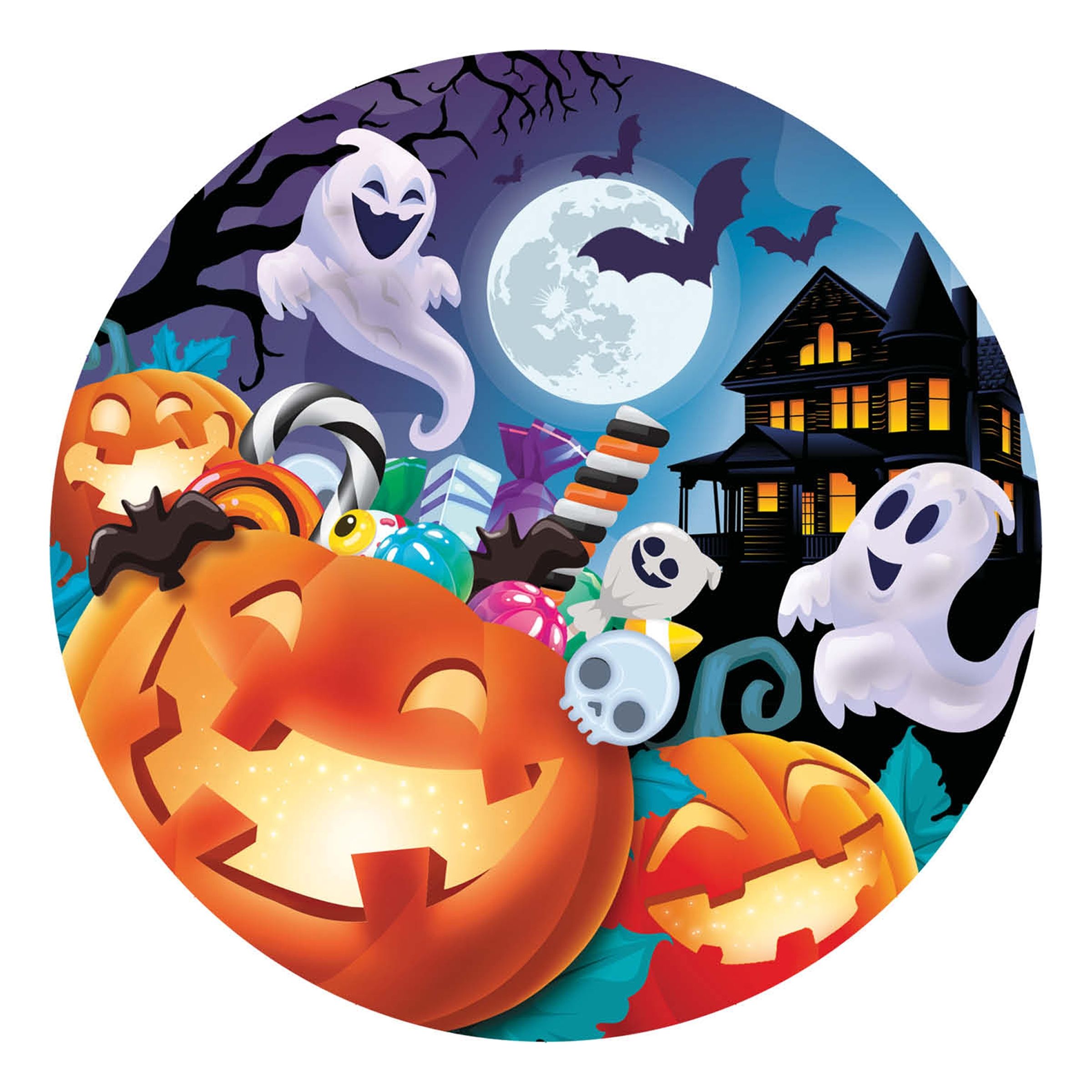 Papperstallrikar Halloweenkalas - 6-pack | Hem - Teman - Högtider - Halloween - Halloweendukning | Maskeradspecialisten