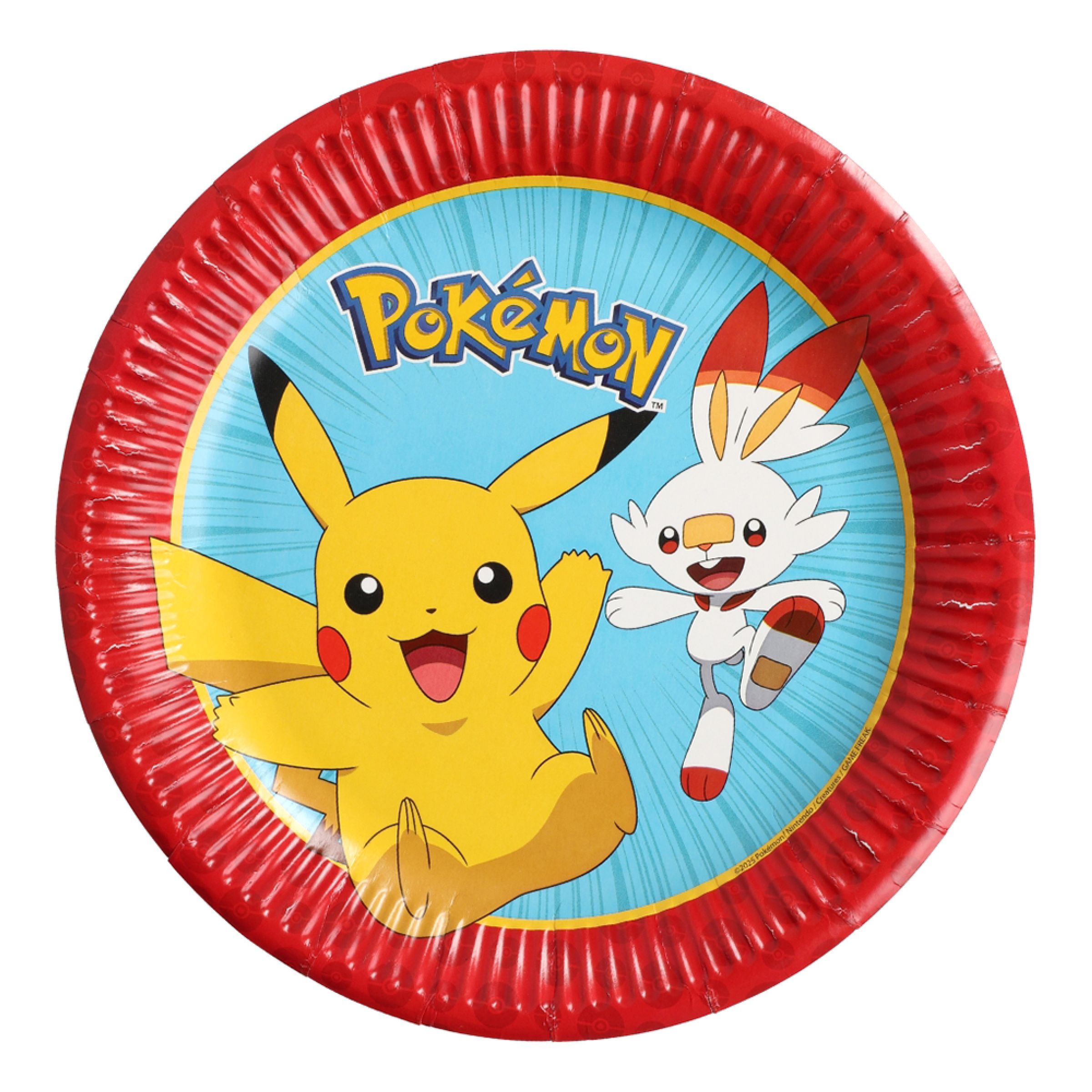 Paptallerkener Pokémon - 8-pak billede