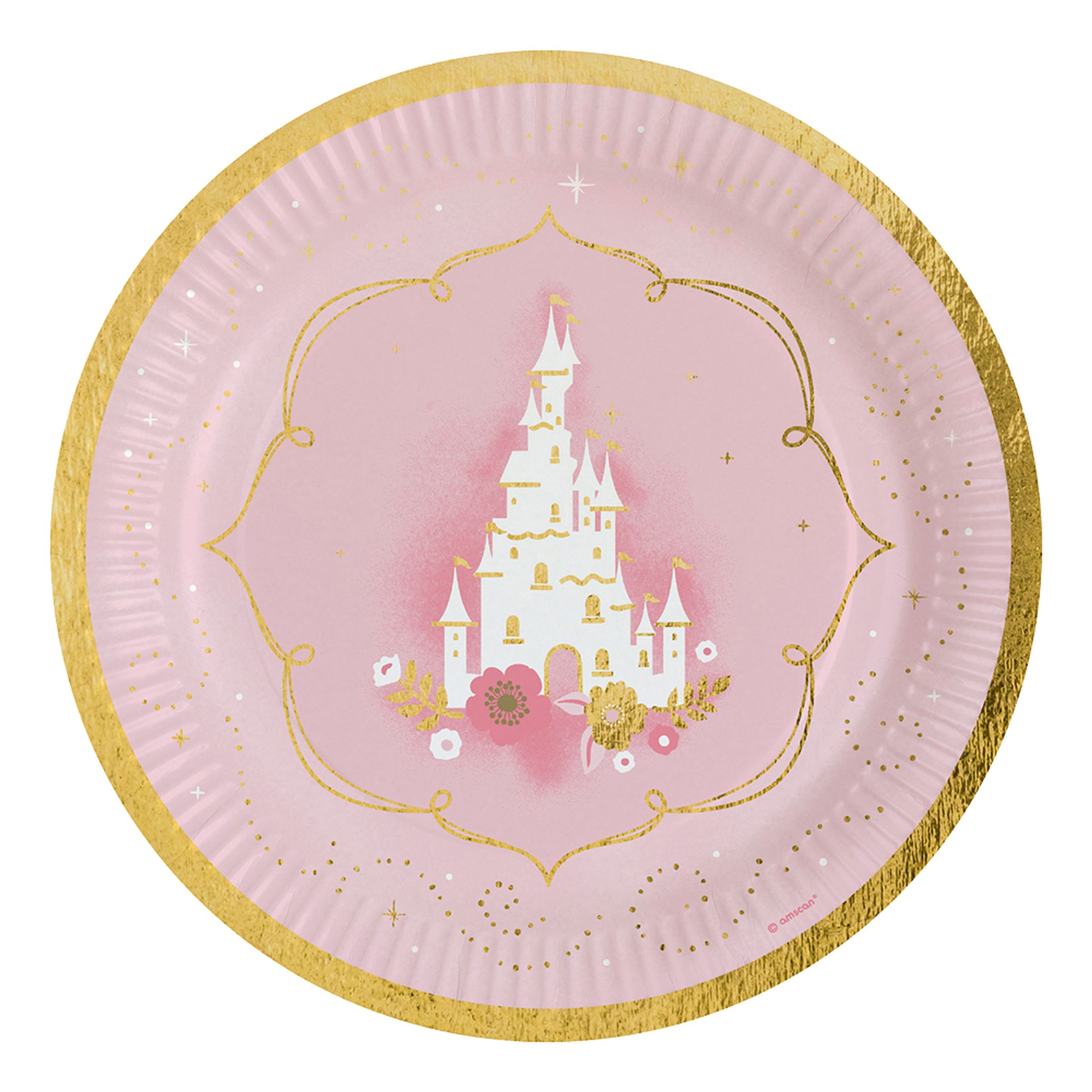Paptallerkener Princess for a Day - 8-pak
