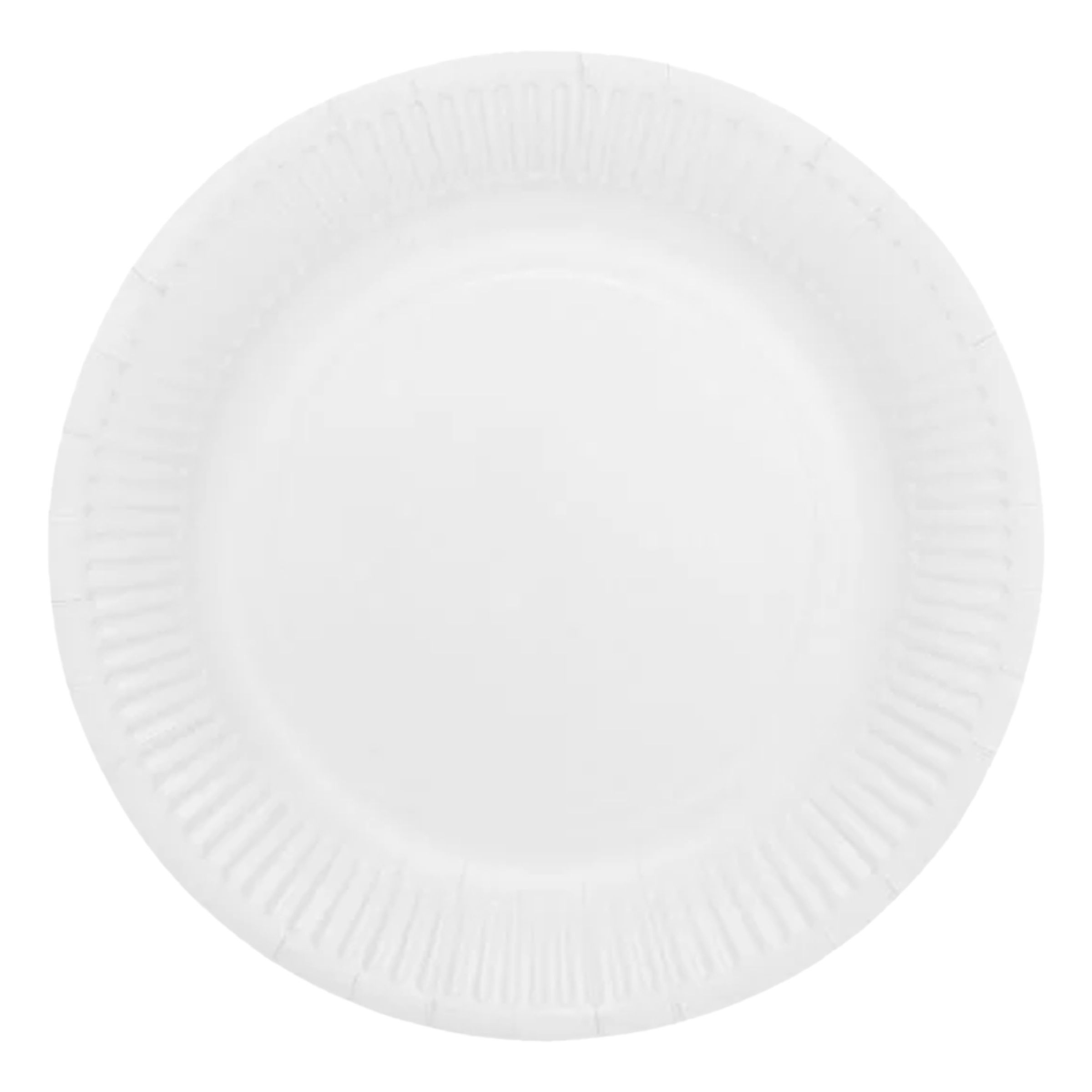 Paptallerkener Hvide - 8-pak
