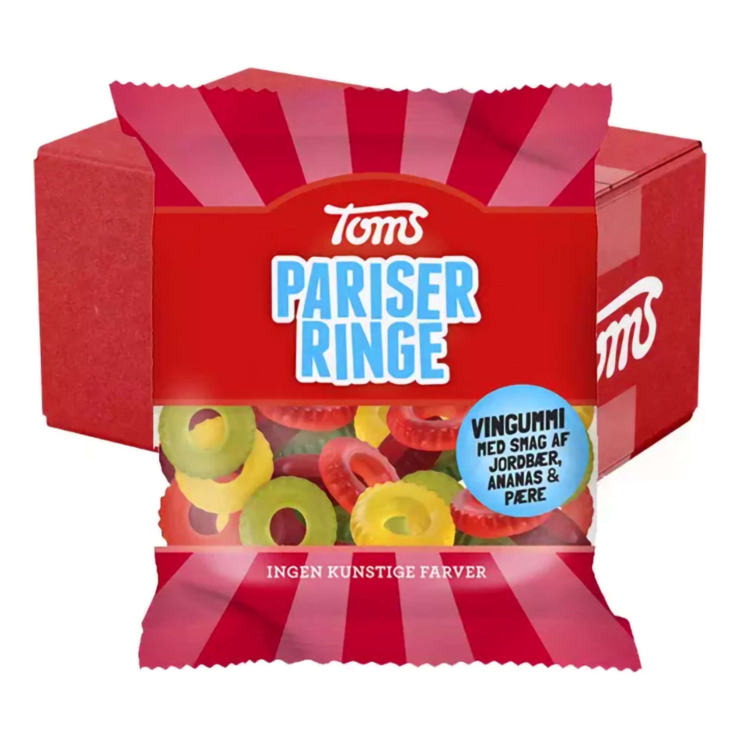 Toms Pariserringe Økonomipakke - 18 x 80 g