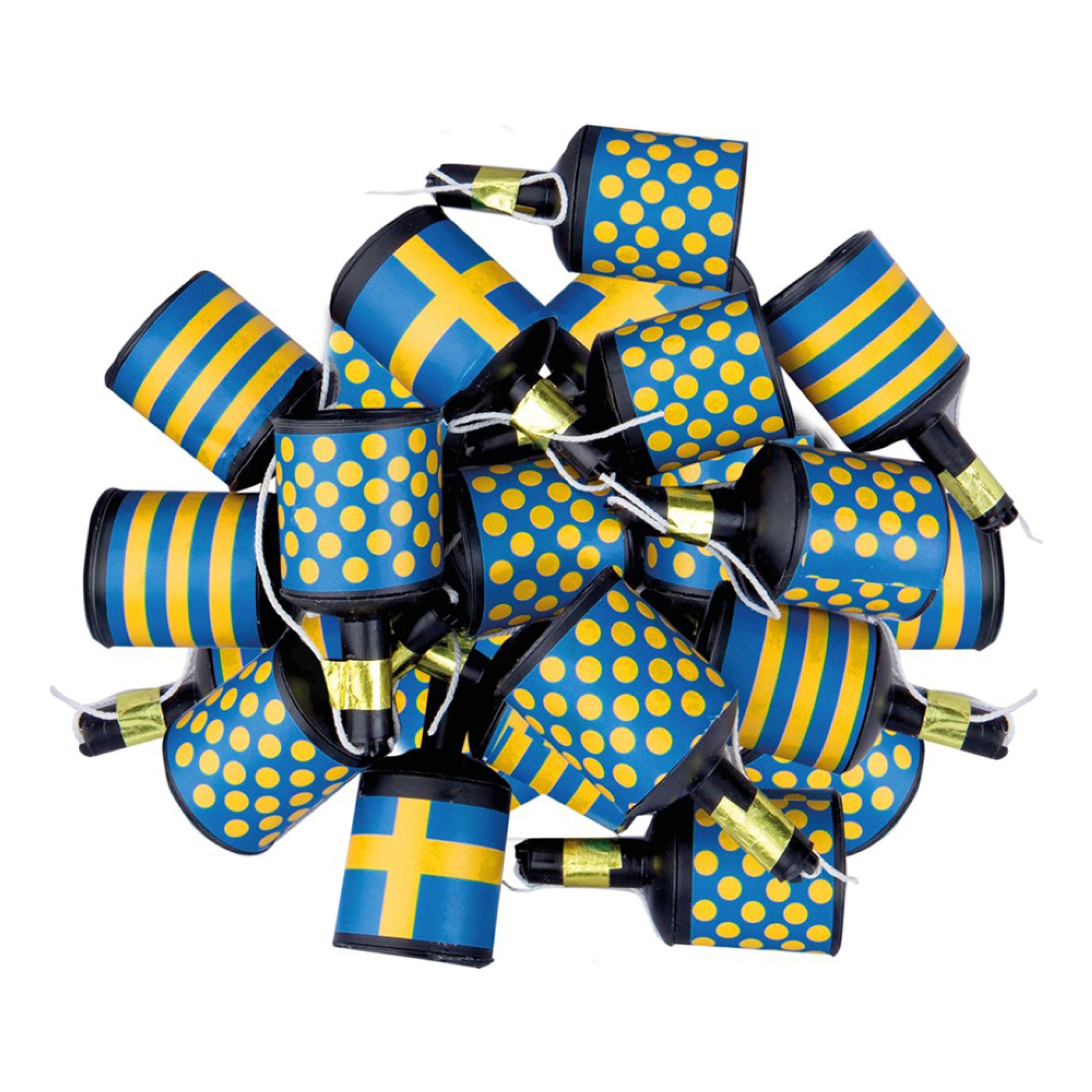 Party Poppers Sverige - 20-pak