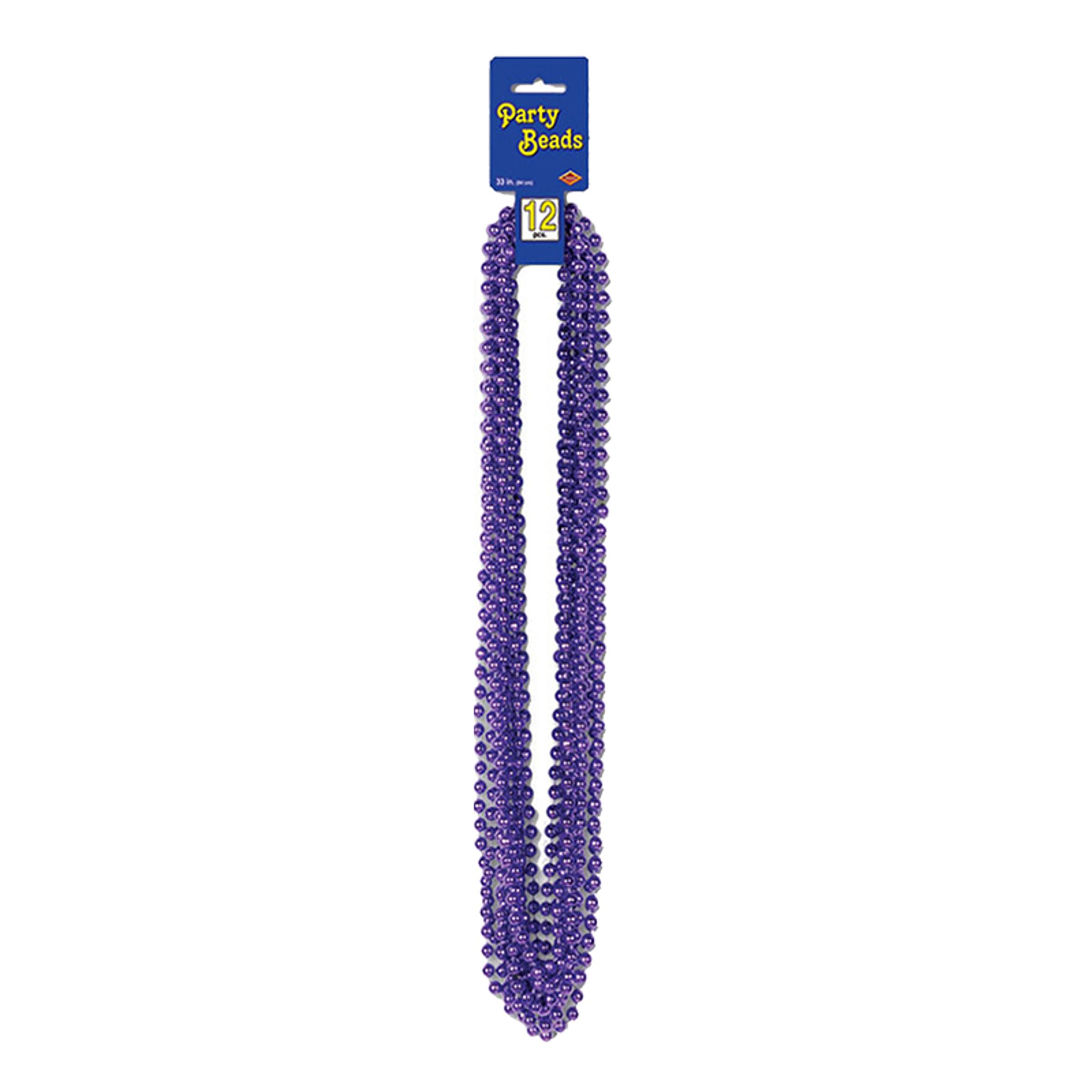 Partybeads - Lila | Hem - Maskerad - Tillbehör - Maskeradaccessoarer | Maskeradspecialisten