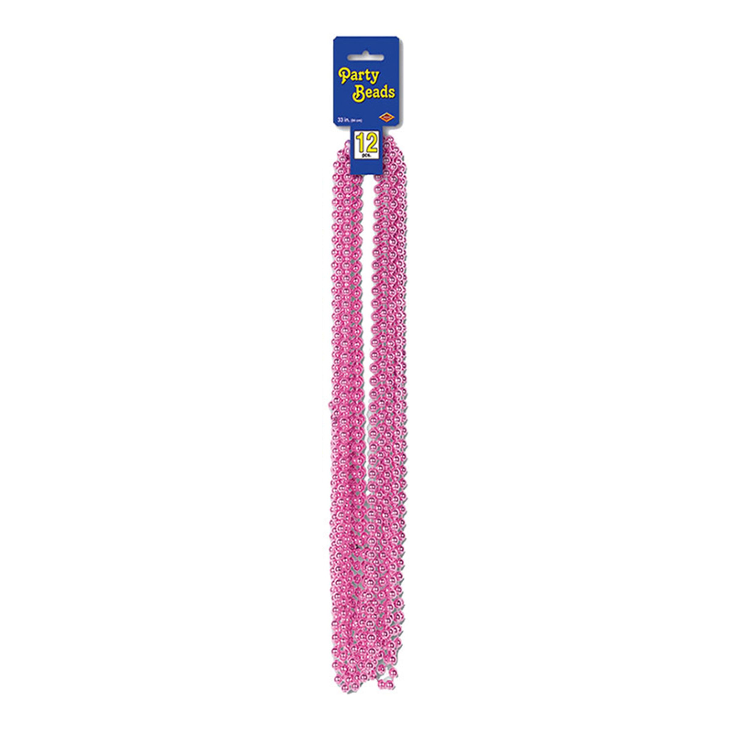 Partybeads - Ljusrosa | Hem - Maskerad - Tillbehör - Maskeradaccessoarer | Maskeradspecialisten