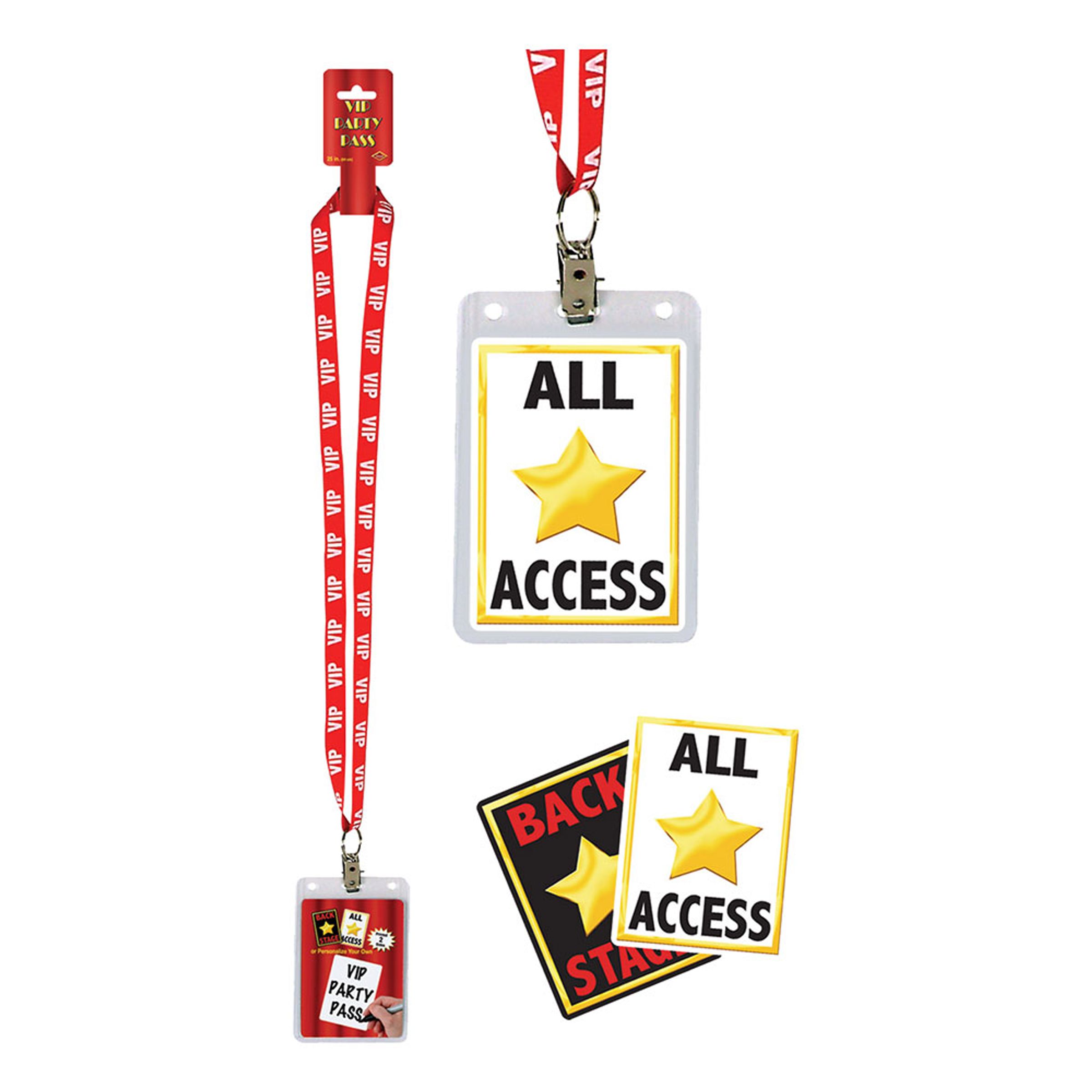 Partypass VIP | Hem - Maskerad - Tillbehör - Maskeradaccessoarer | Pryloteket