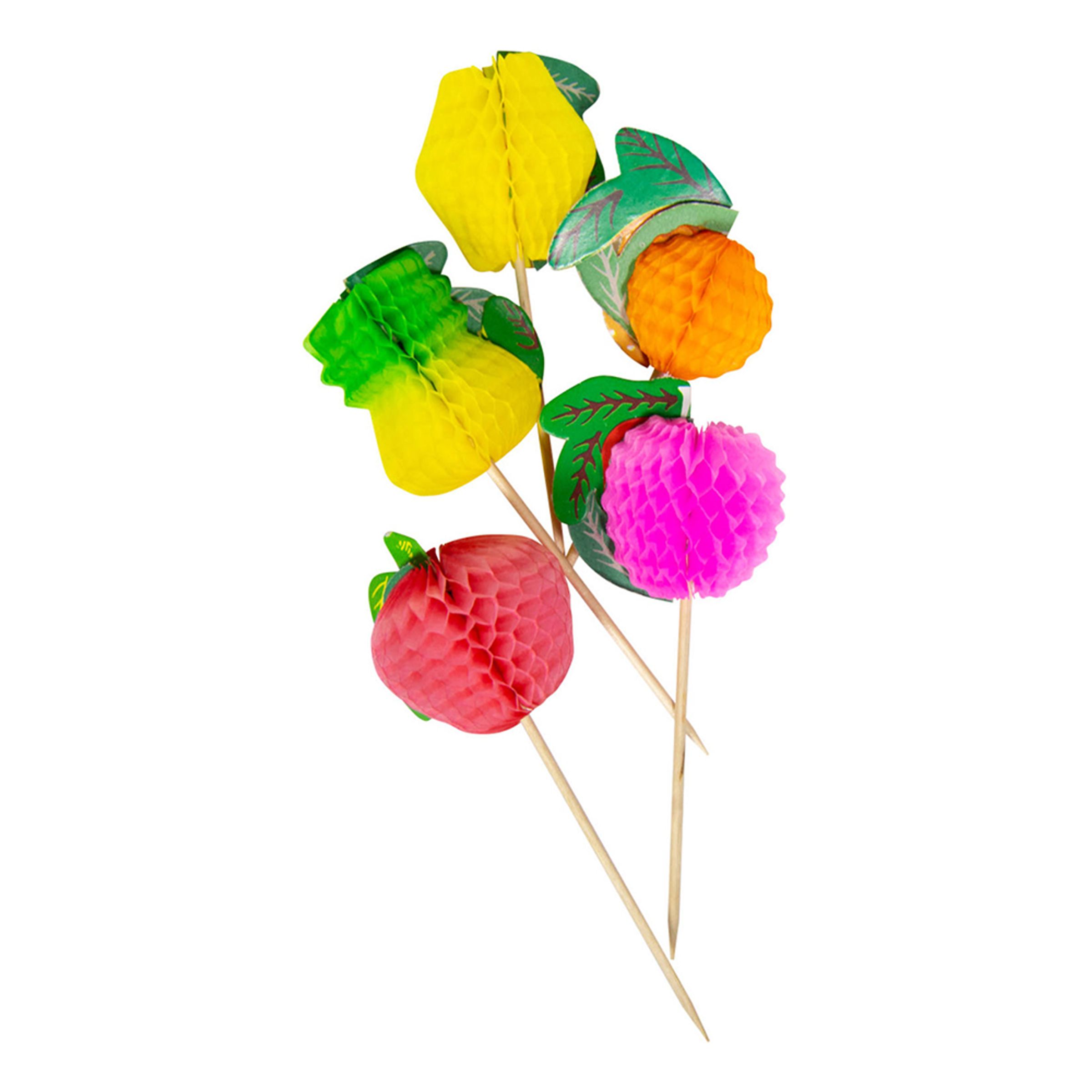 Partypinde Frugt Honeycombs - 10-pak