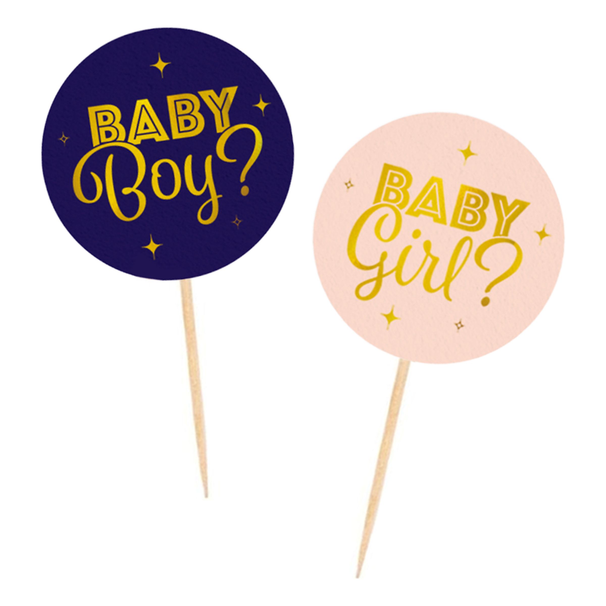 Partypicks Gender Reveal - 12-pak
