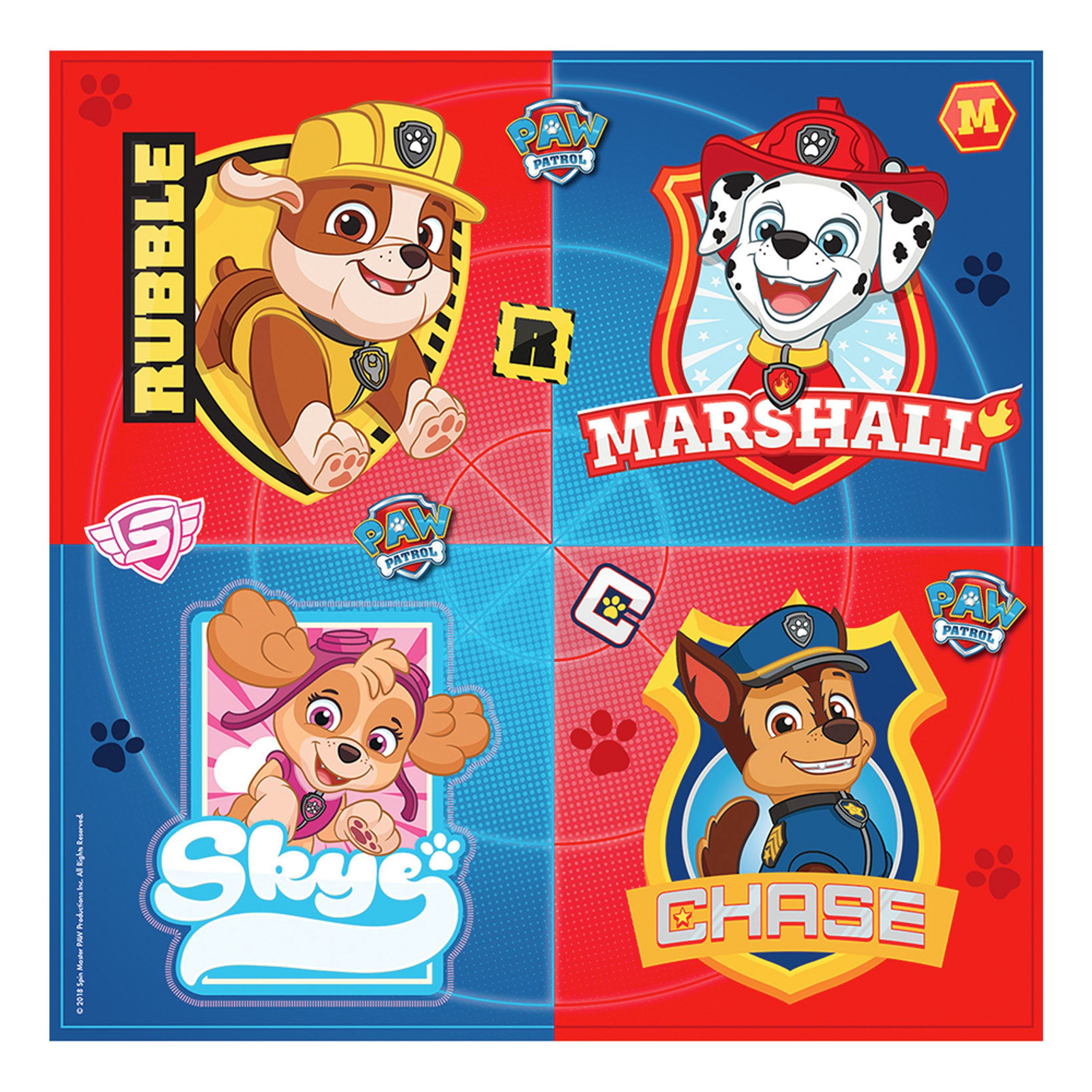 Paw Patrol Servietter - 16-stk