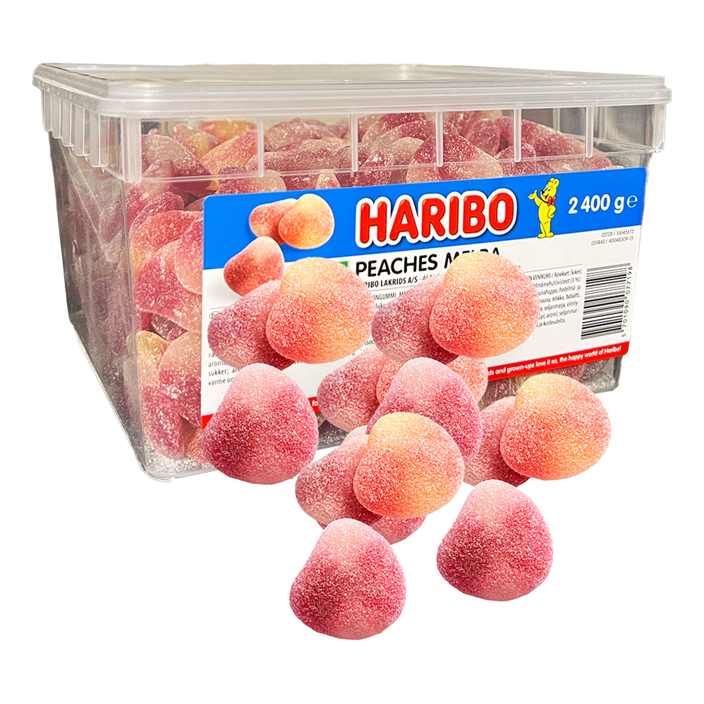 Haribo Ferskner/Peaches Økonomipakke - 2,4 kg