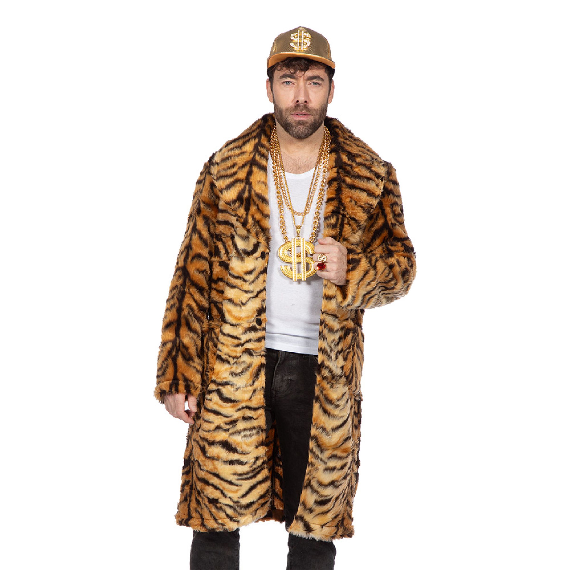 Pimp Pälskappa Tiger - Small | Hem - Maskerad - Maskeraddräkter - Herrdräkter | Maskeradspecialisten