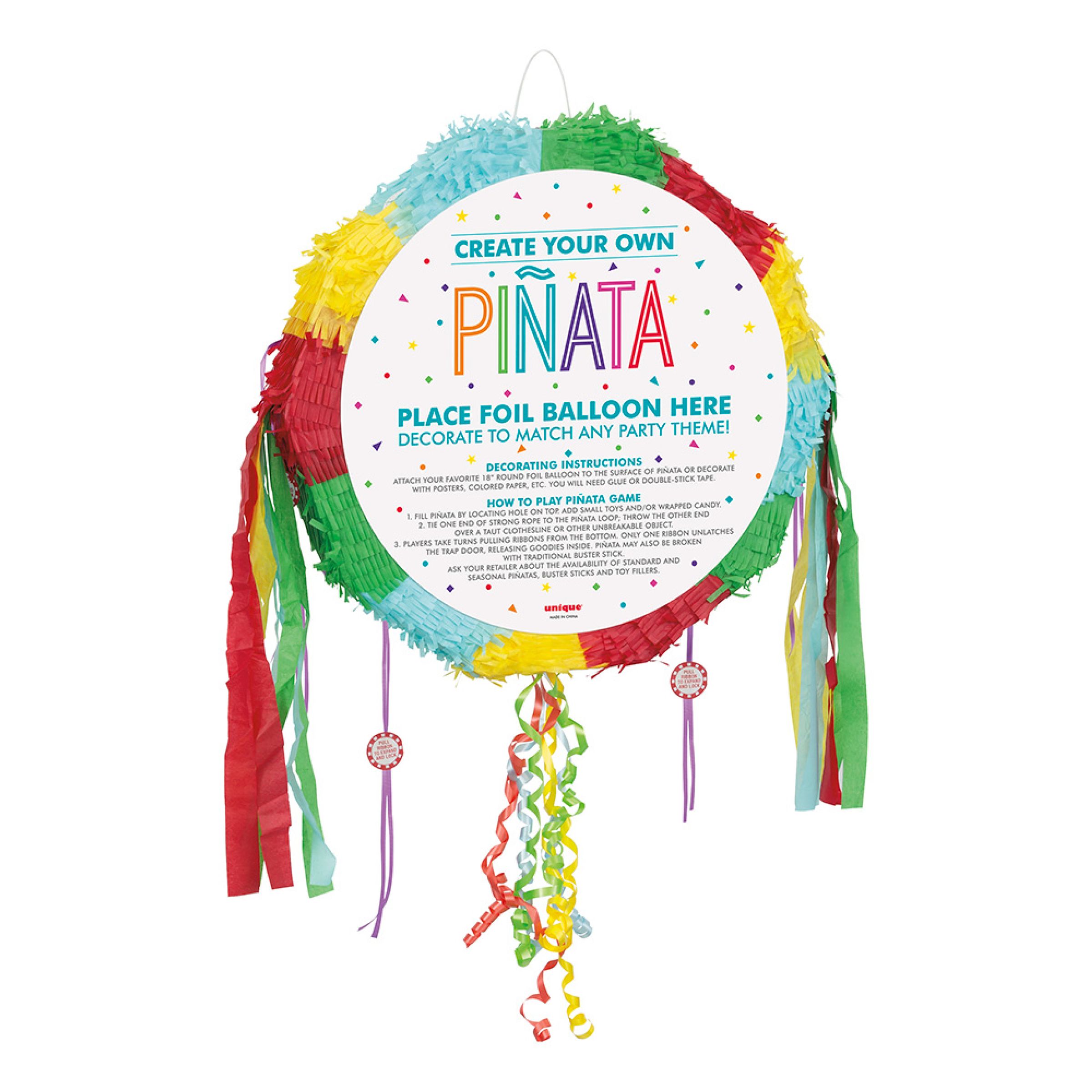 Piñata DIY Flerfarvet