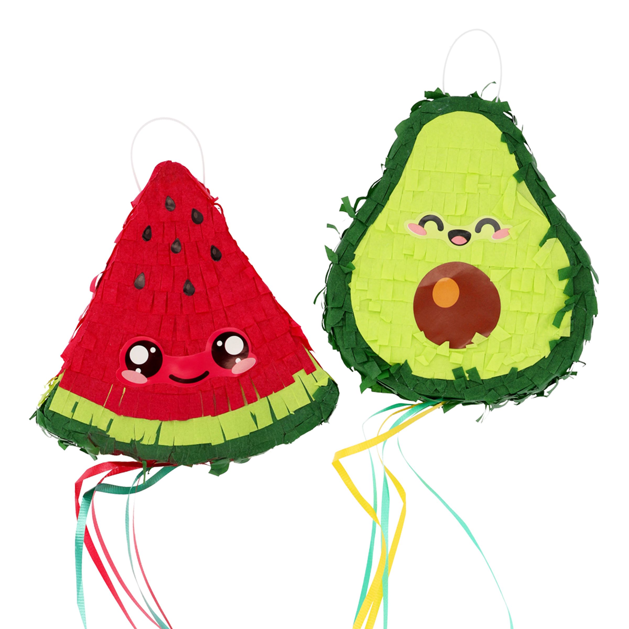 Piñata Avocado & Melon Mini Kawaii - 2-pak