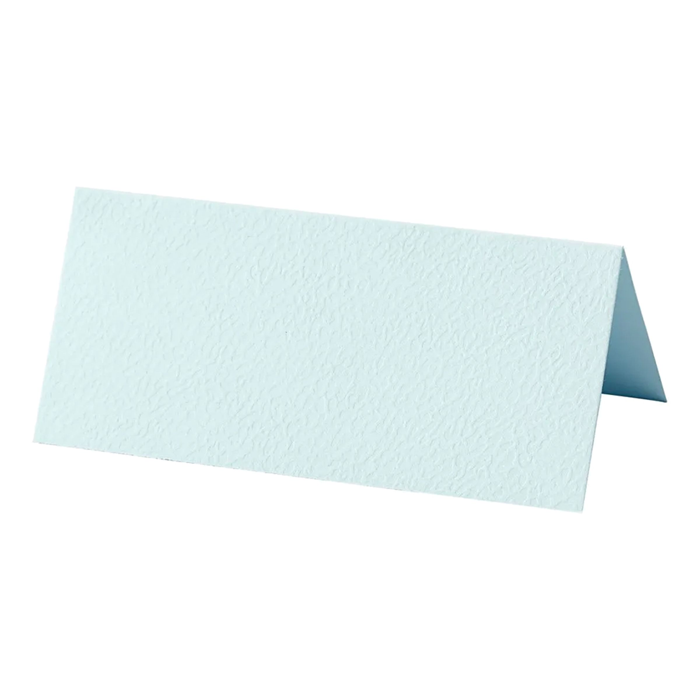 Bordkort, str. 9x4 cm, 220 g, lyseblå, 20stk./ 1 pk.