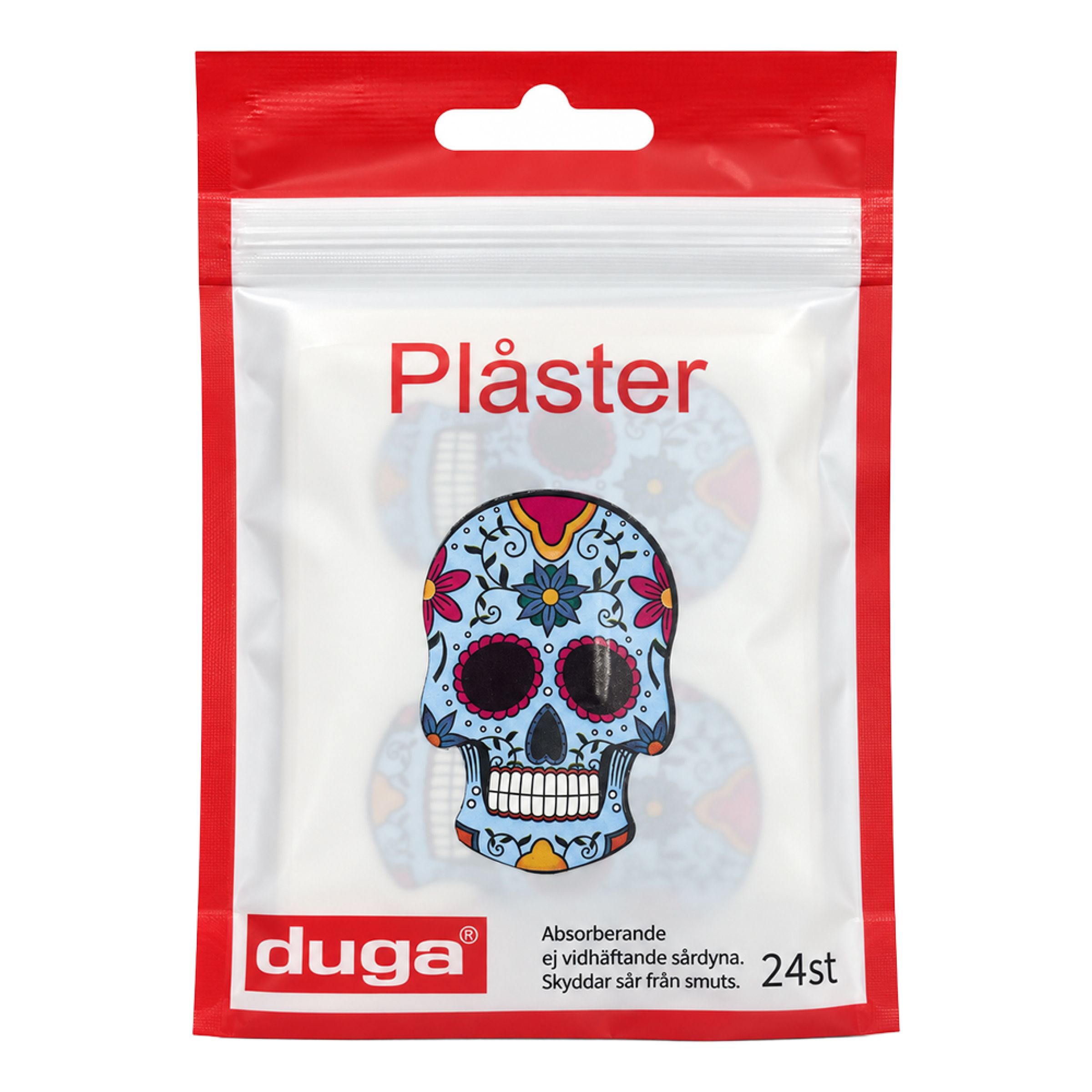Plaster Hodeskaller - 24-pakning