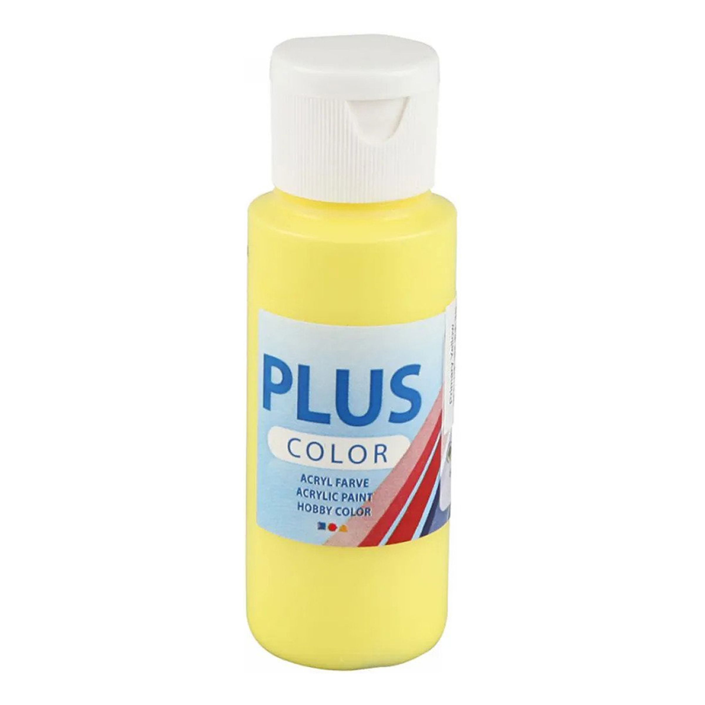 Plus Color Hobbyfarve - Primærgul billede